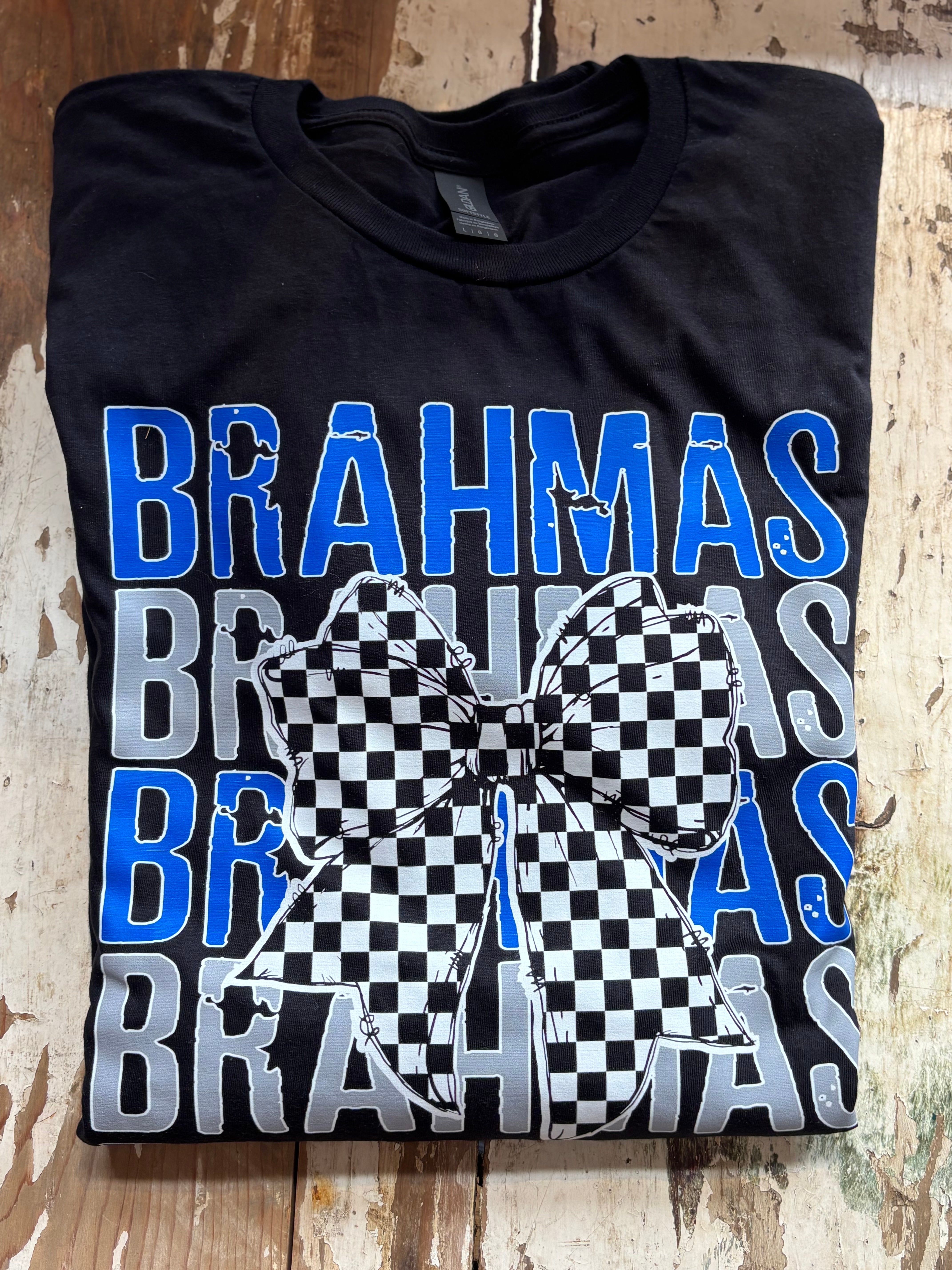 Gildan Checkered Softstyle Black - Custom Graphic