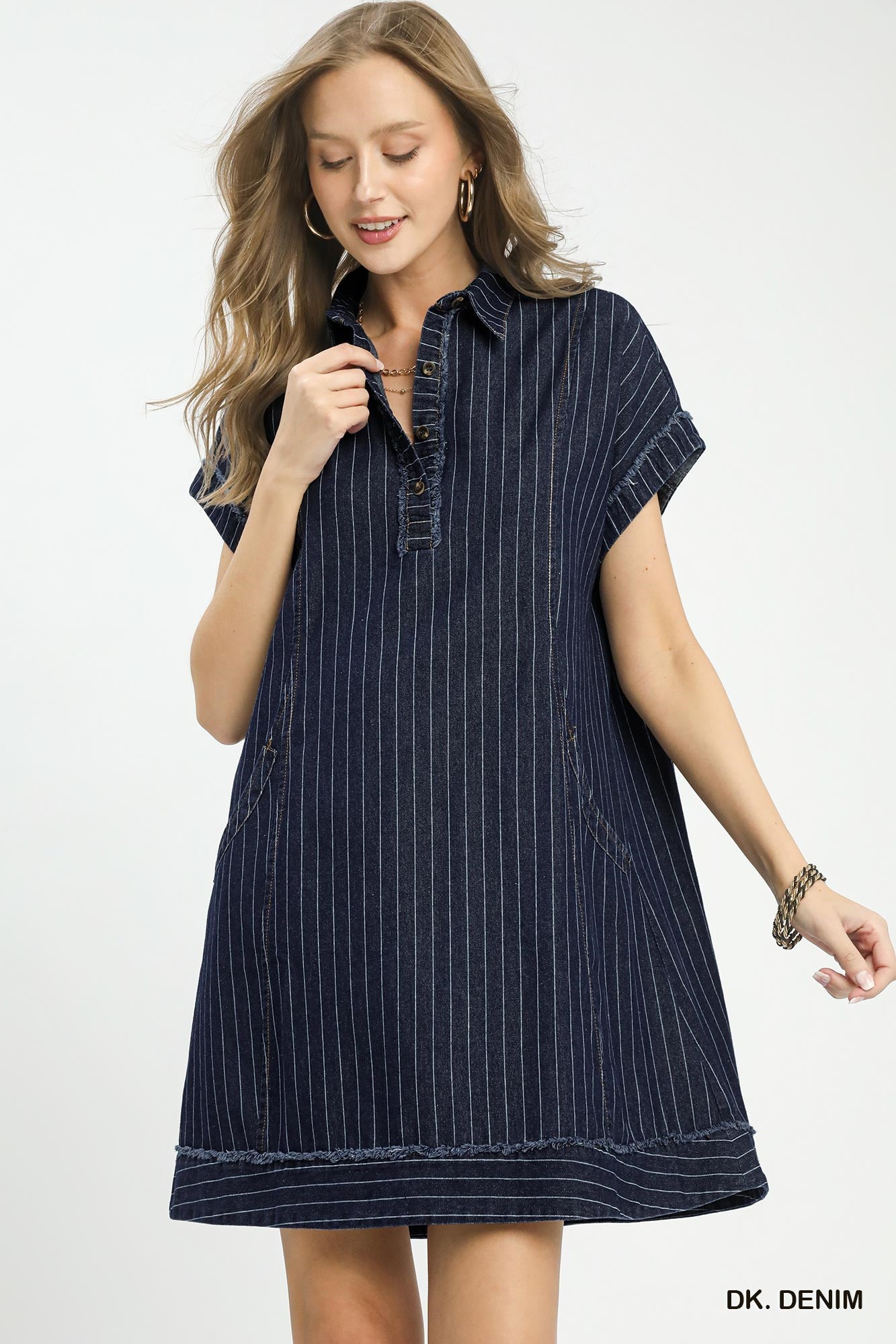 Dark denim dress