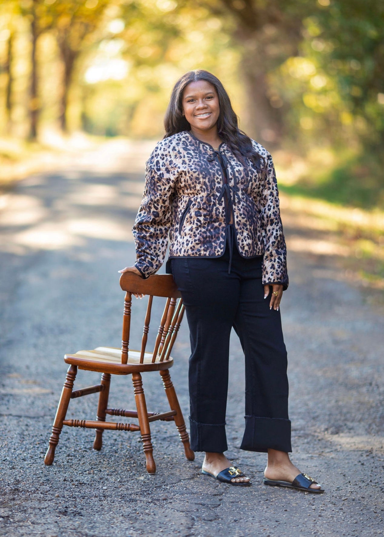 Leopard Bow Tie Jacket