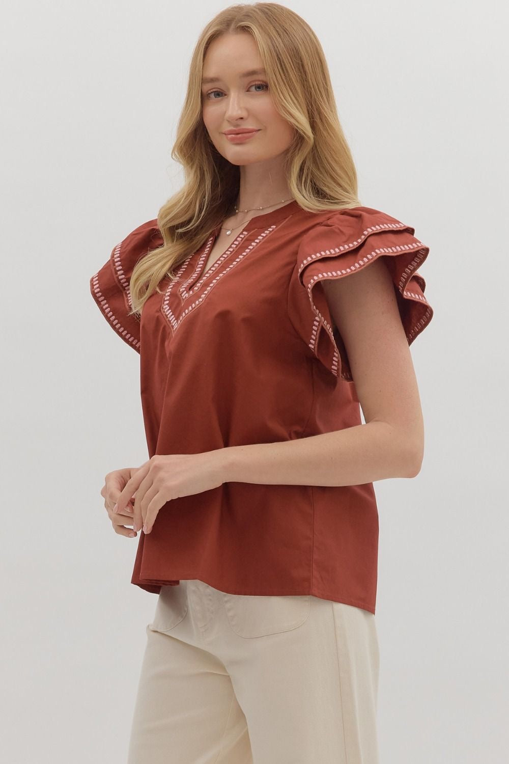 Brick Blouse
