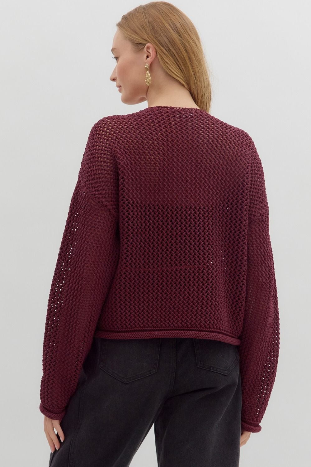 Knitted Cardigan Sweater