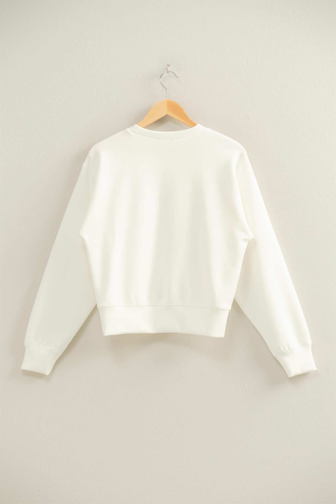 Double Knit Classic Crew Neck Sweatshirt