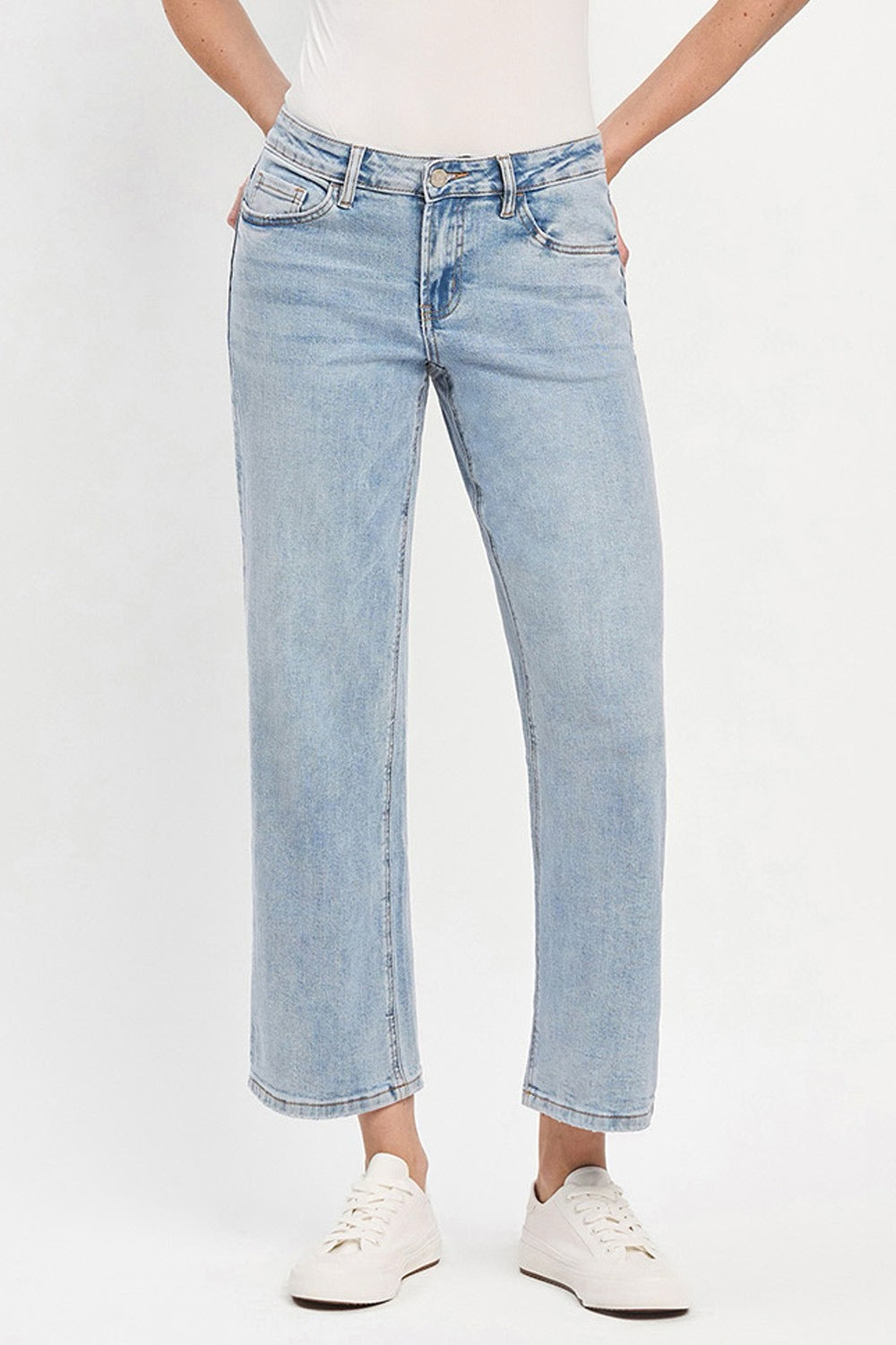 Mid Rise Dad Jeans