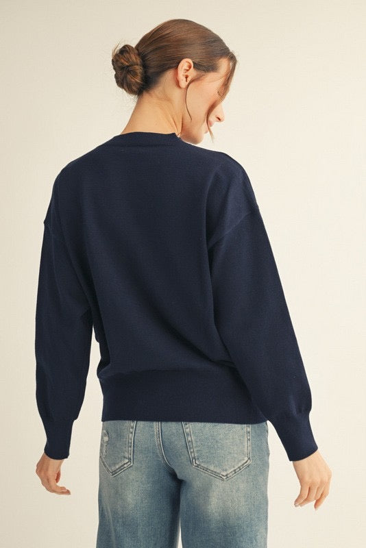 Cutesy Puppy Sweater Top