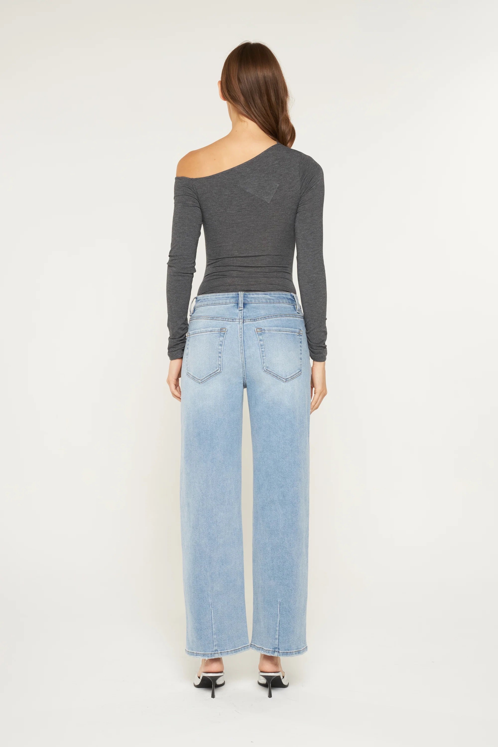Mica Mid-Rise Straight Leg Jean