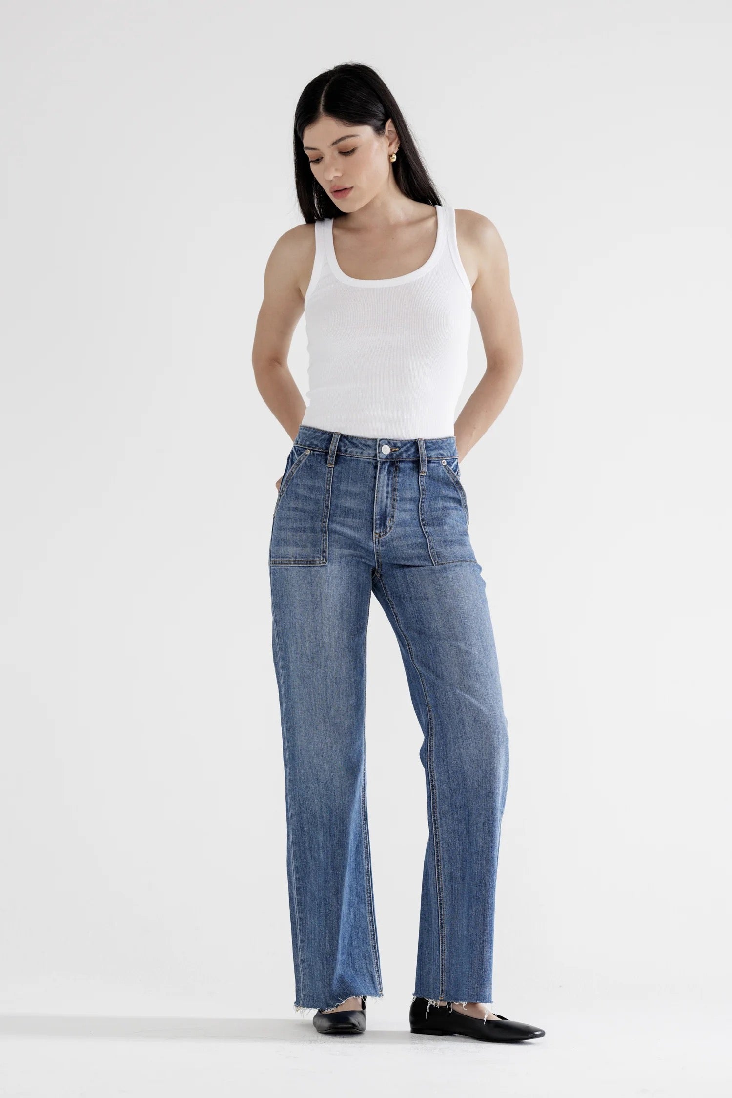 Mica High-Rise Wide Leg Jean