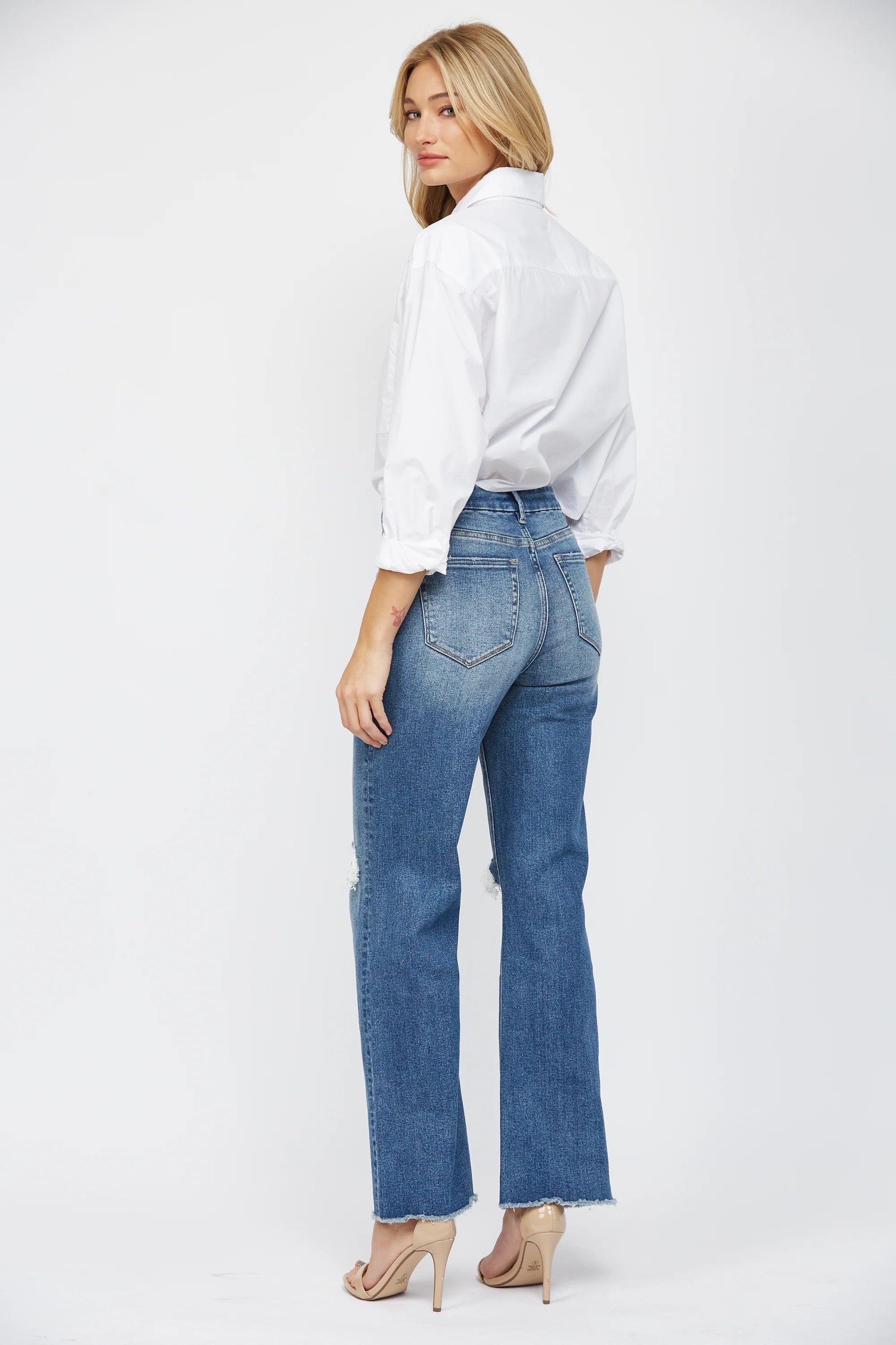 Mica Stretch Super High Rise Wide Leg Jean