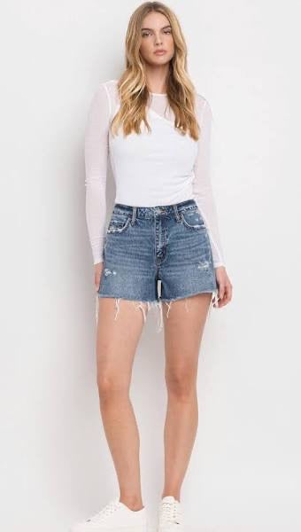 Vervet Sienna Super High Rise Denim Short