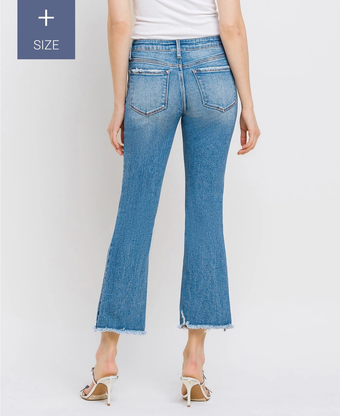 Mid-Rise Crop Mini Bootcut