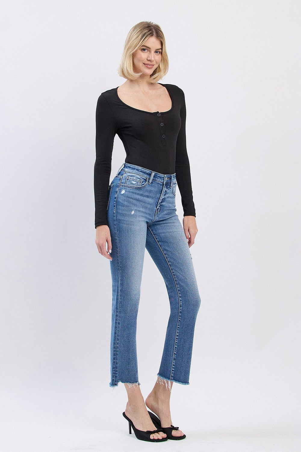 Vervet High Rise Slim Straight Jean