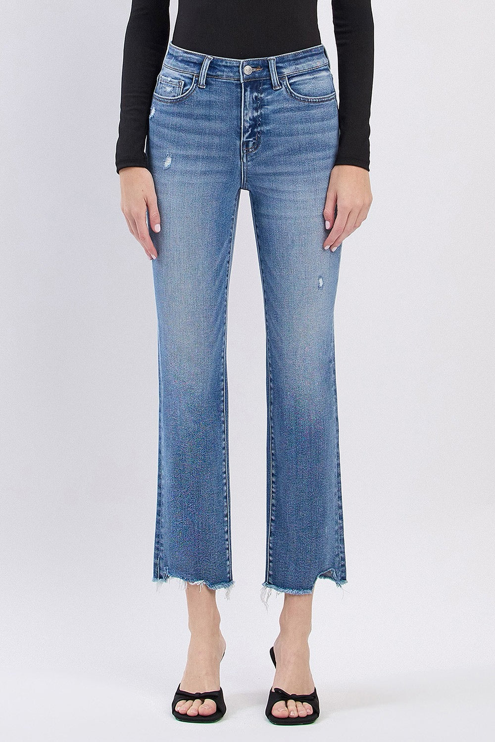 Vervet High Rise Slim Straight Jean