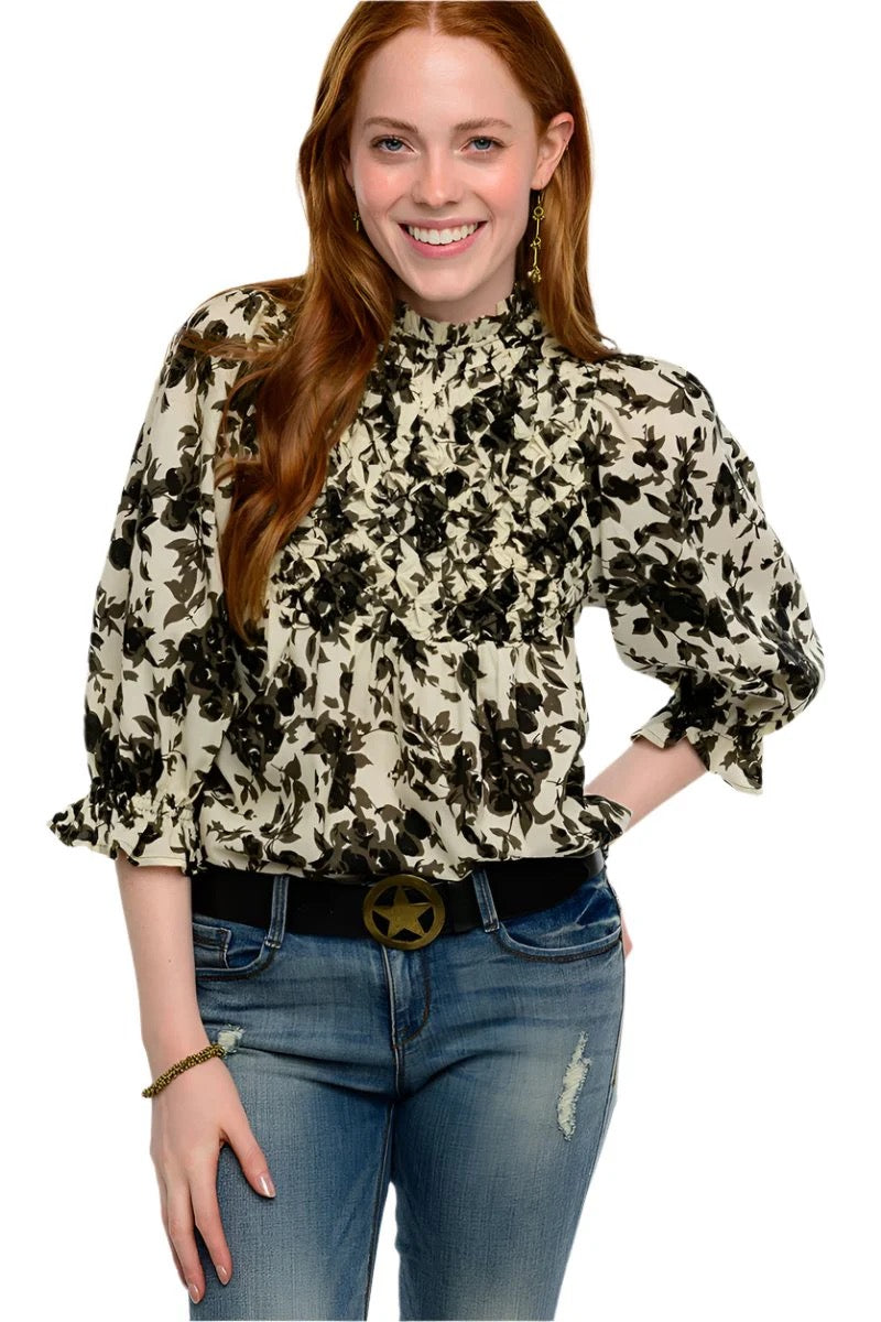 Ivy Jane Midnight Roses Top