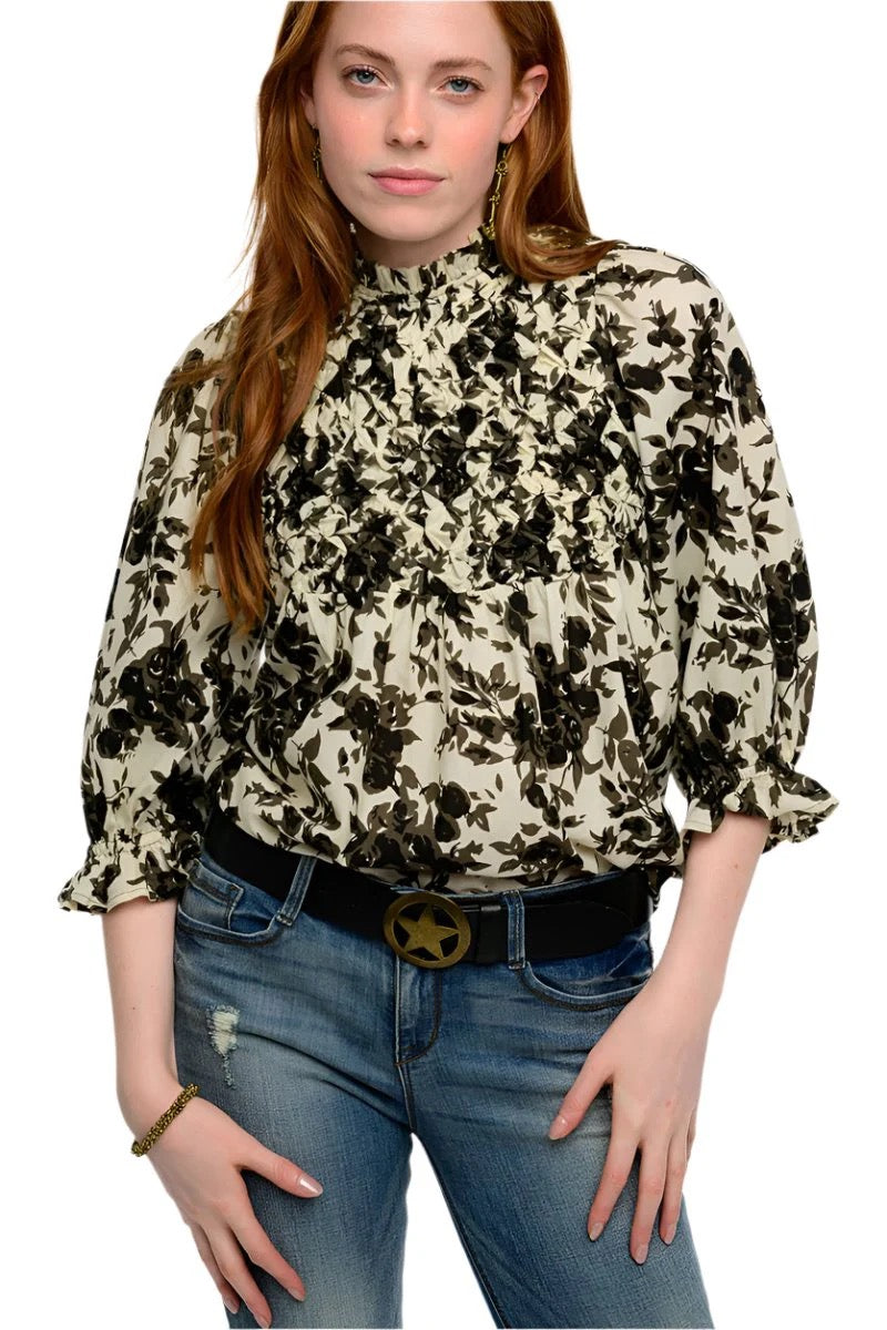 Ivy Jane Midnight Roses Top