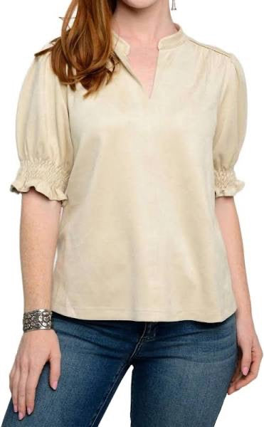 Ivy Jane Suede Top