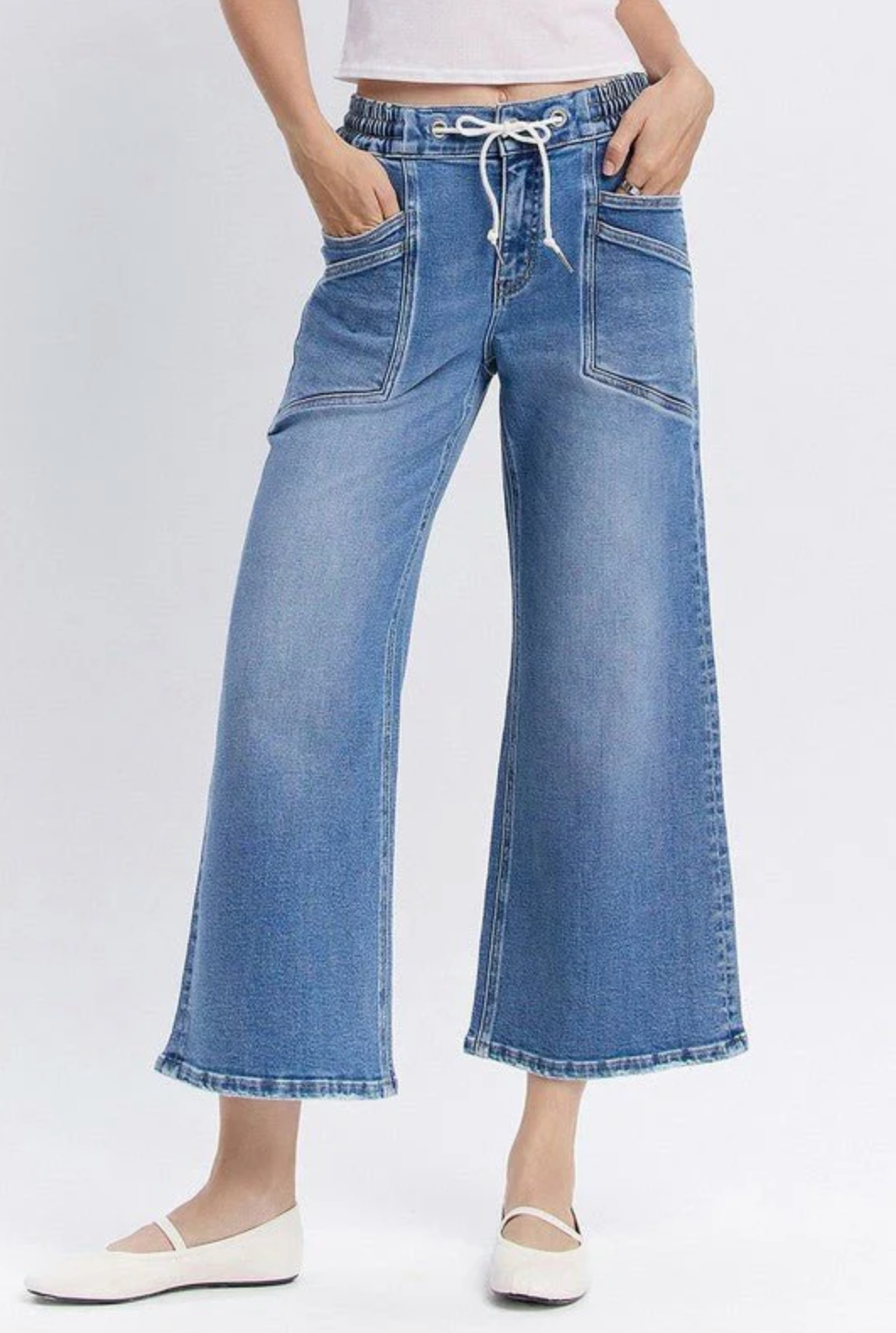 Vervet Olivia Wide leg Drawstring