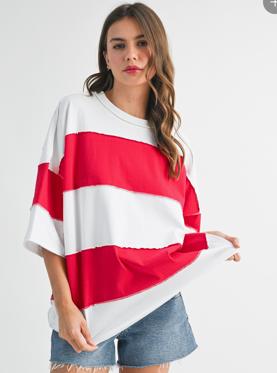 Polly Color Block Top