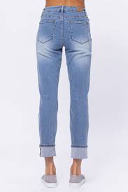 Judy Blue High Waist4ed Vintage Wash Boyfriend