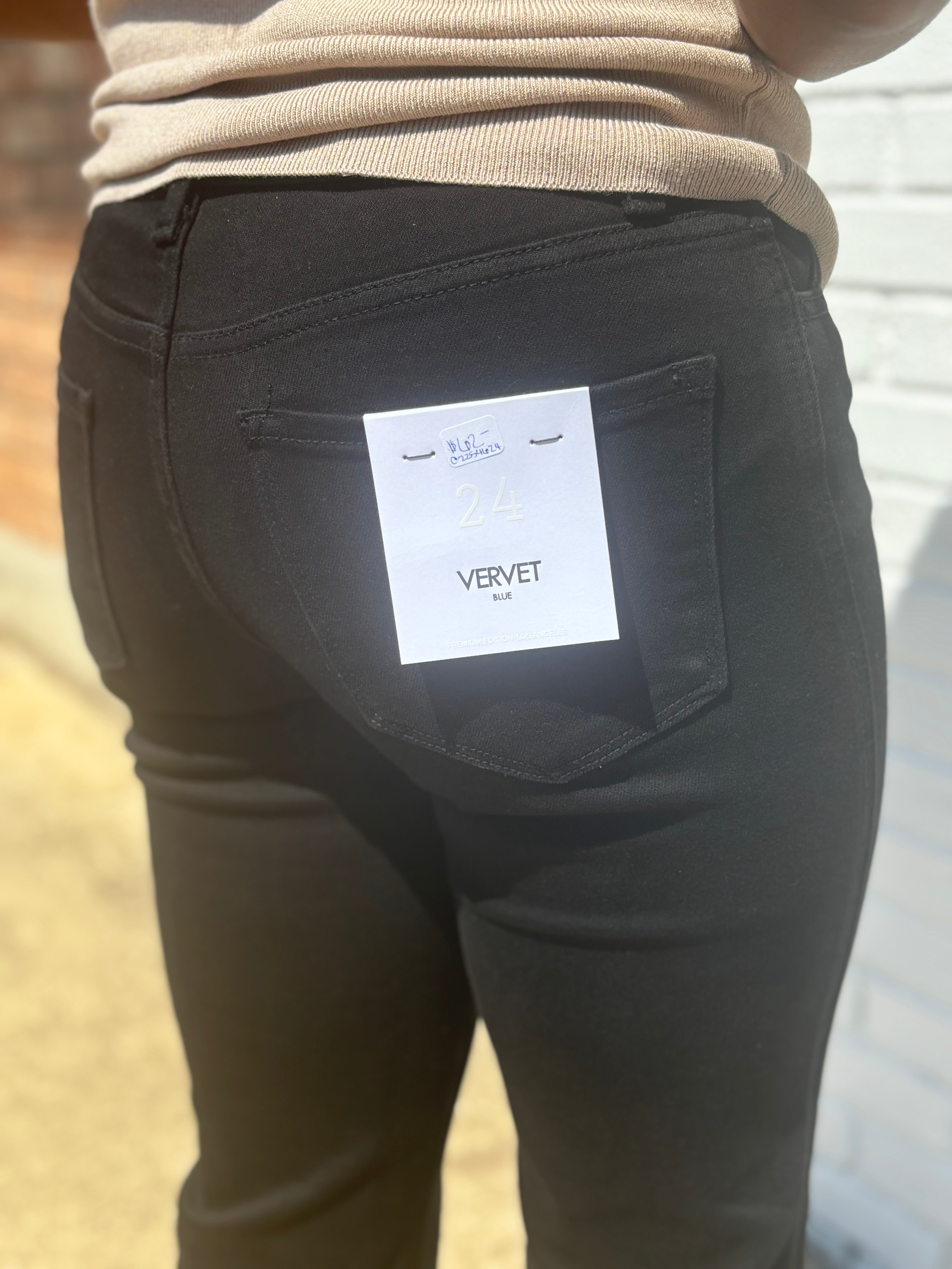 Black Vervet Victoria jeans