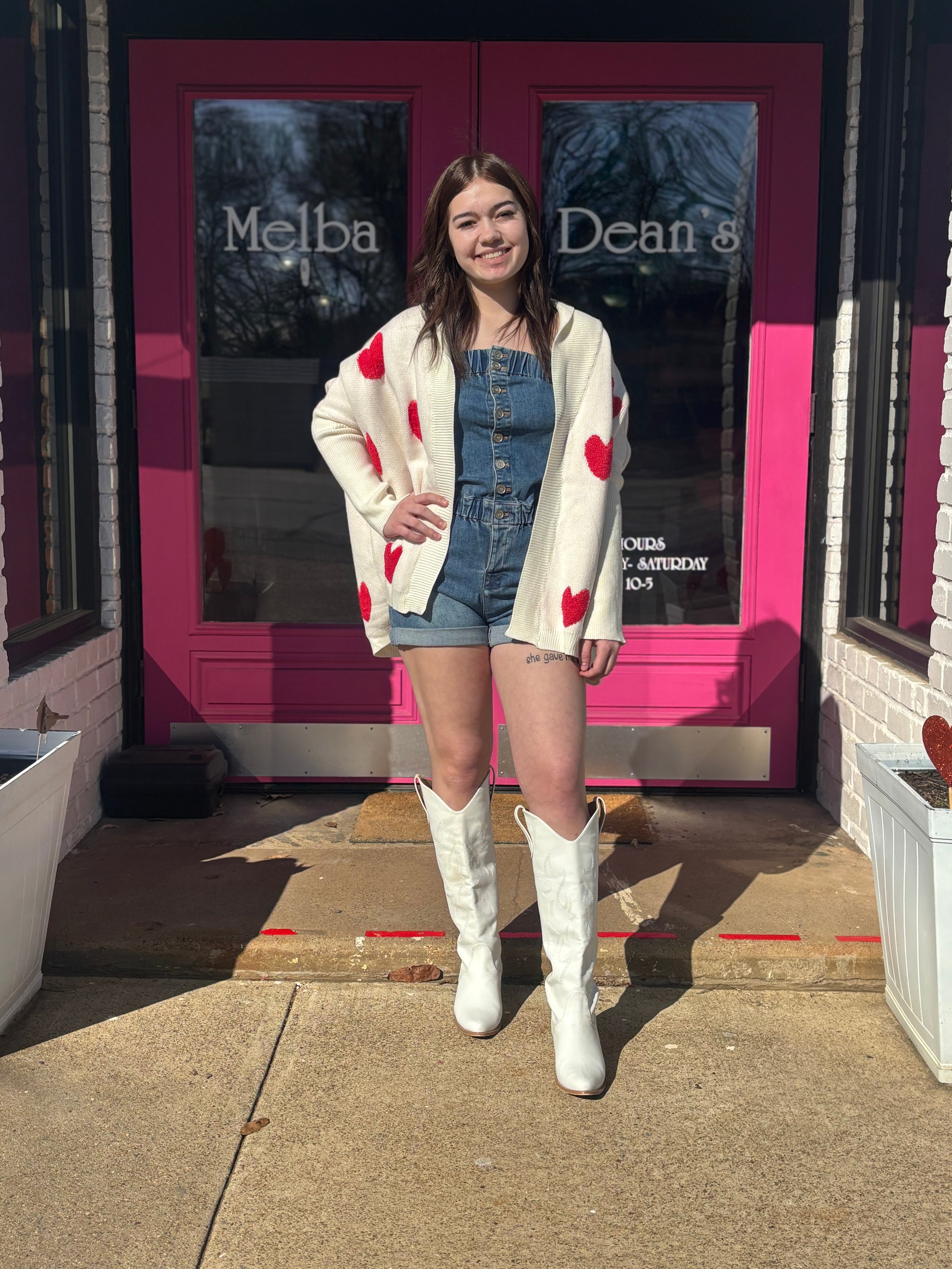 Heart Themed Cardigan