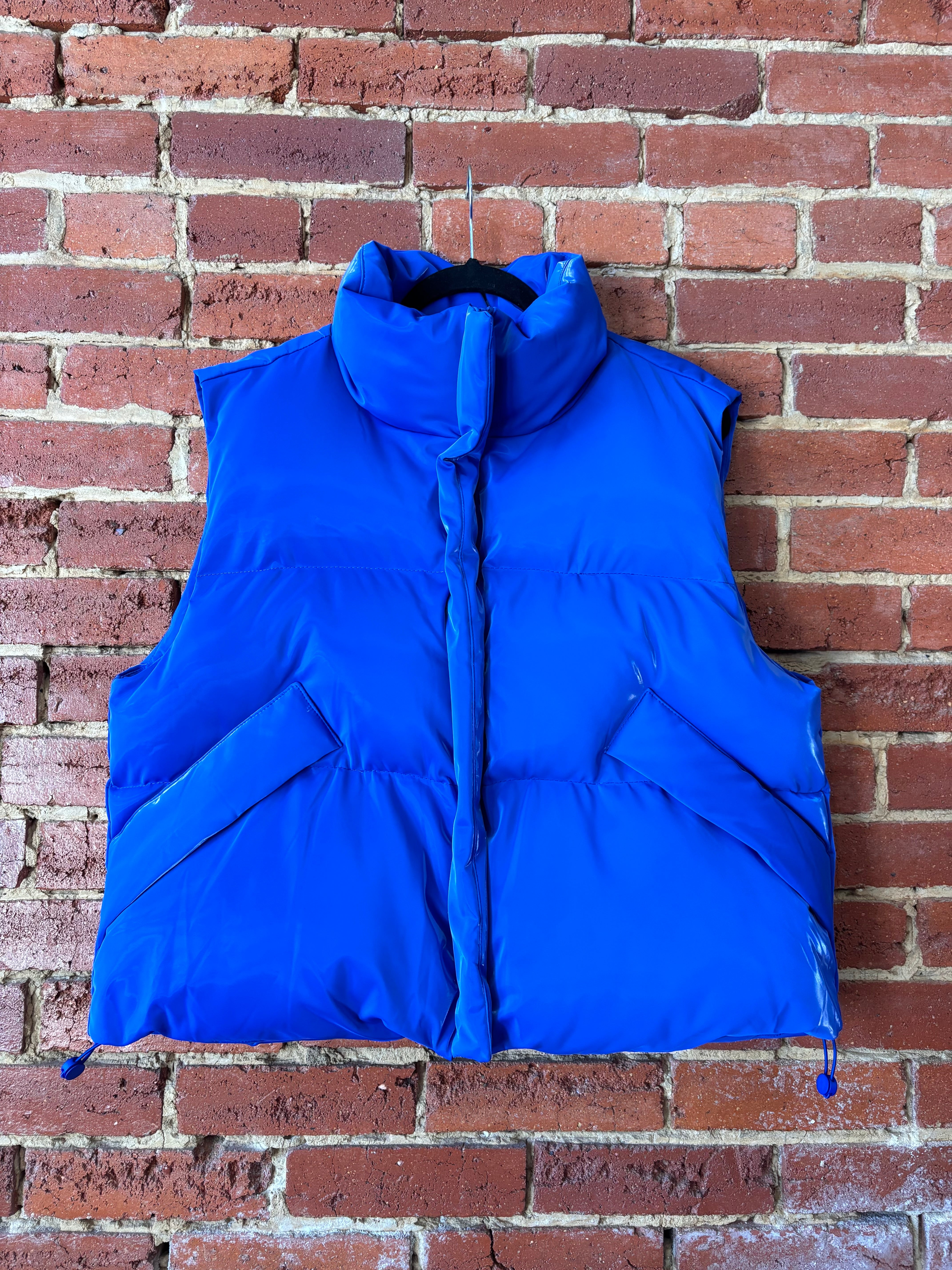 Blue Puffer Vest