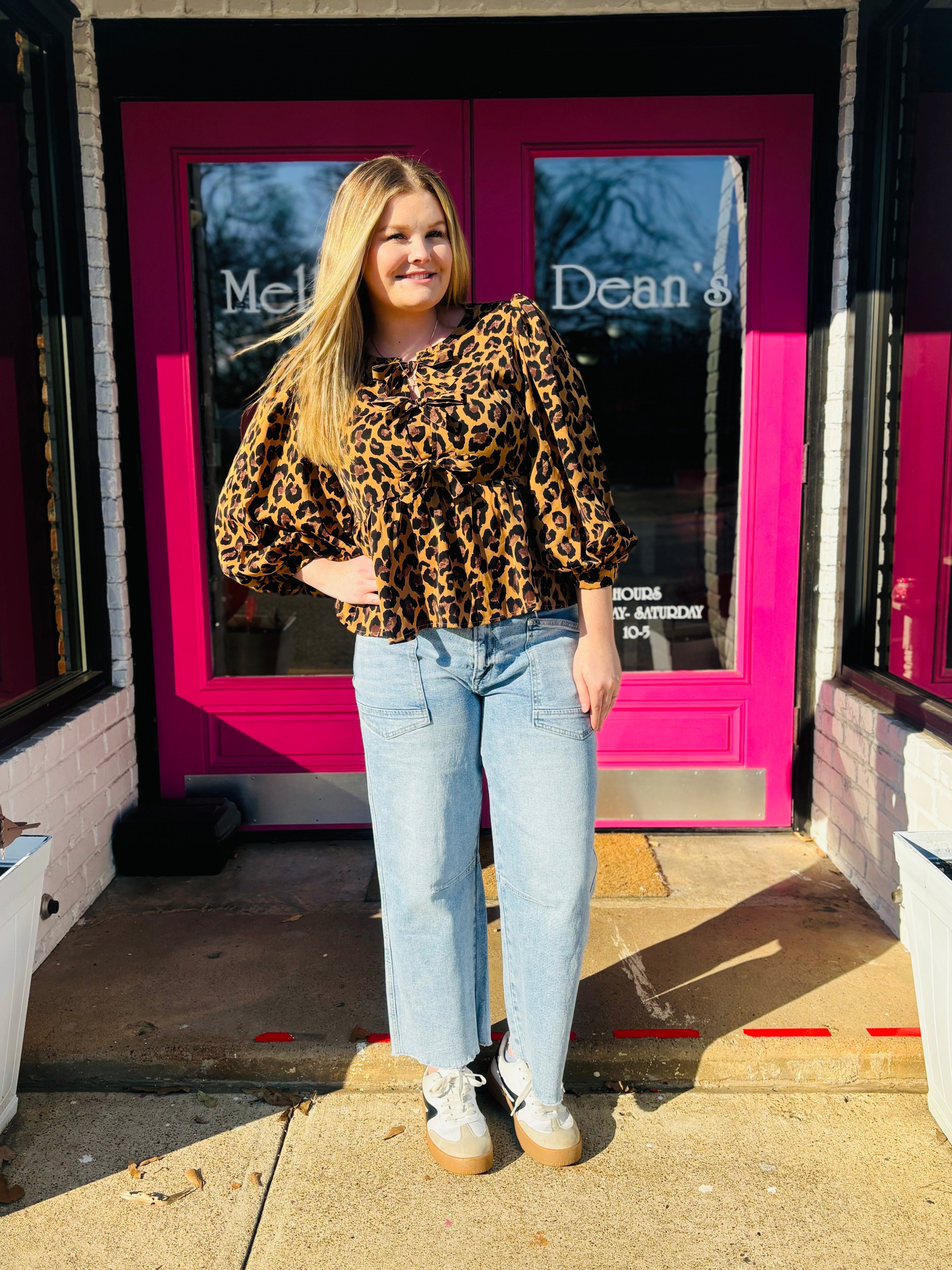 Leopard blouse