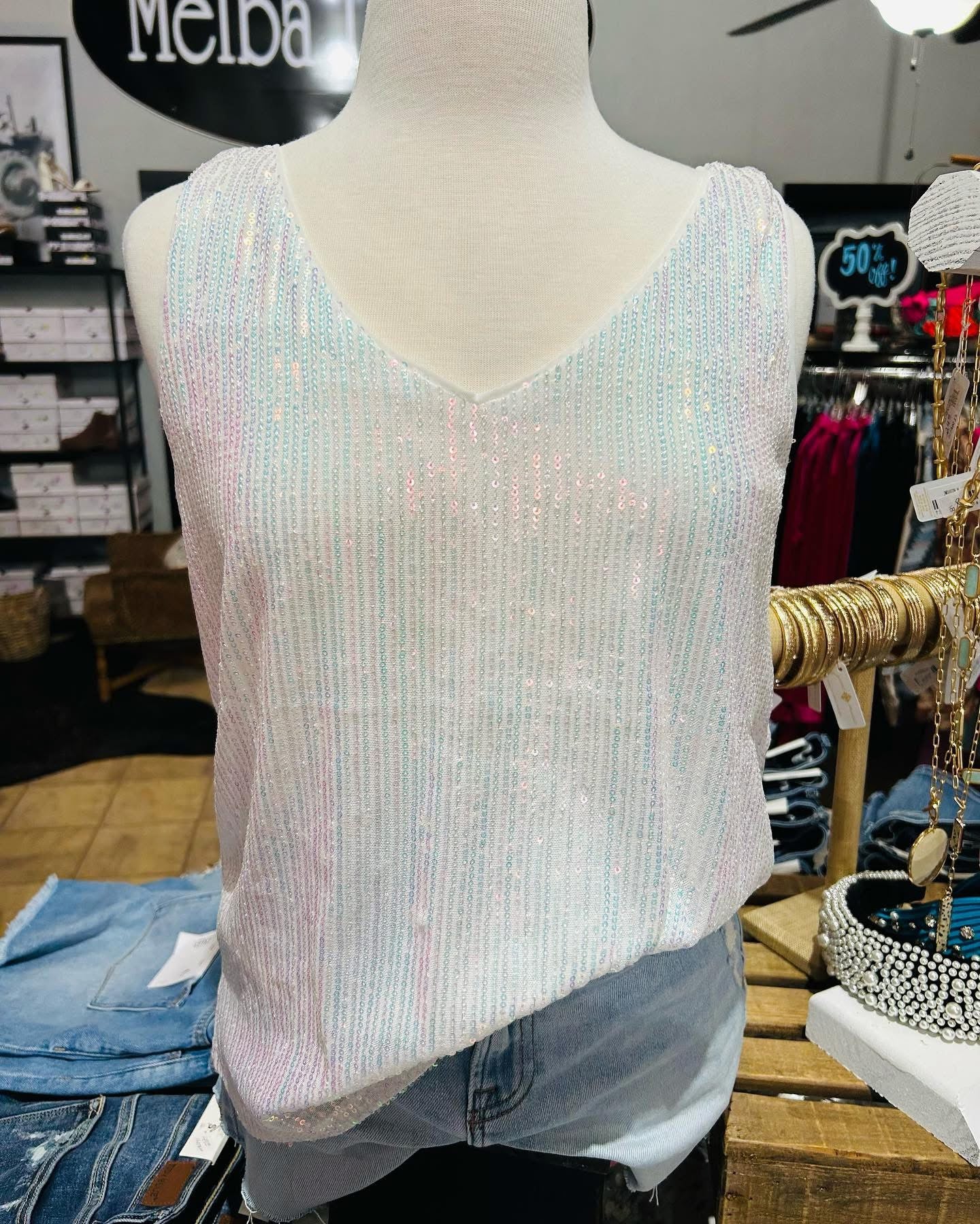 Sequin Top