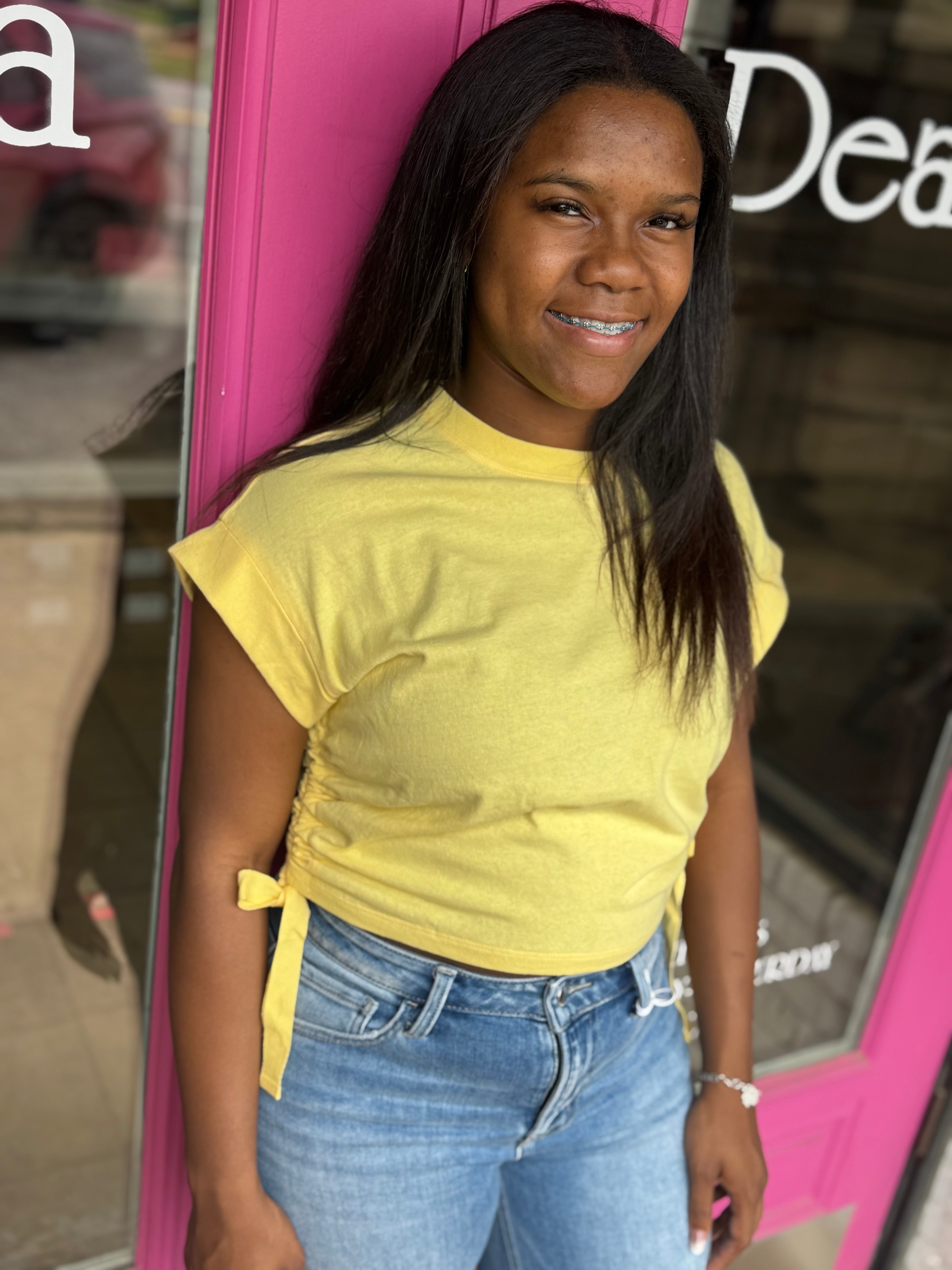 Creamy Yellow Tee