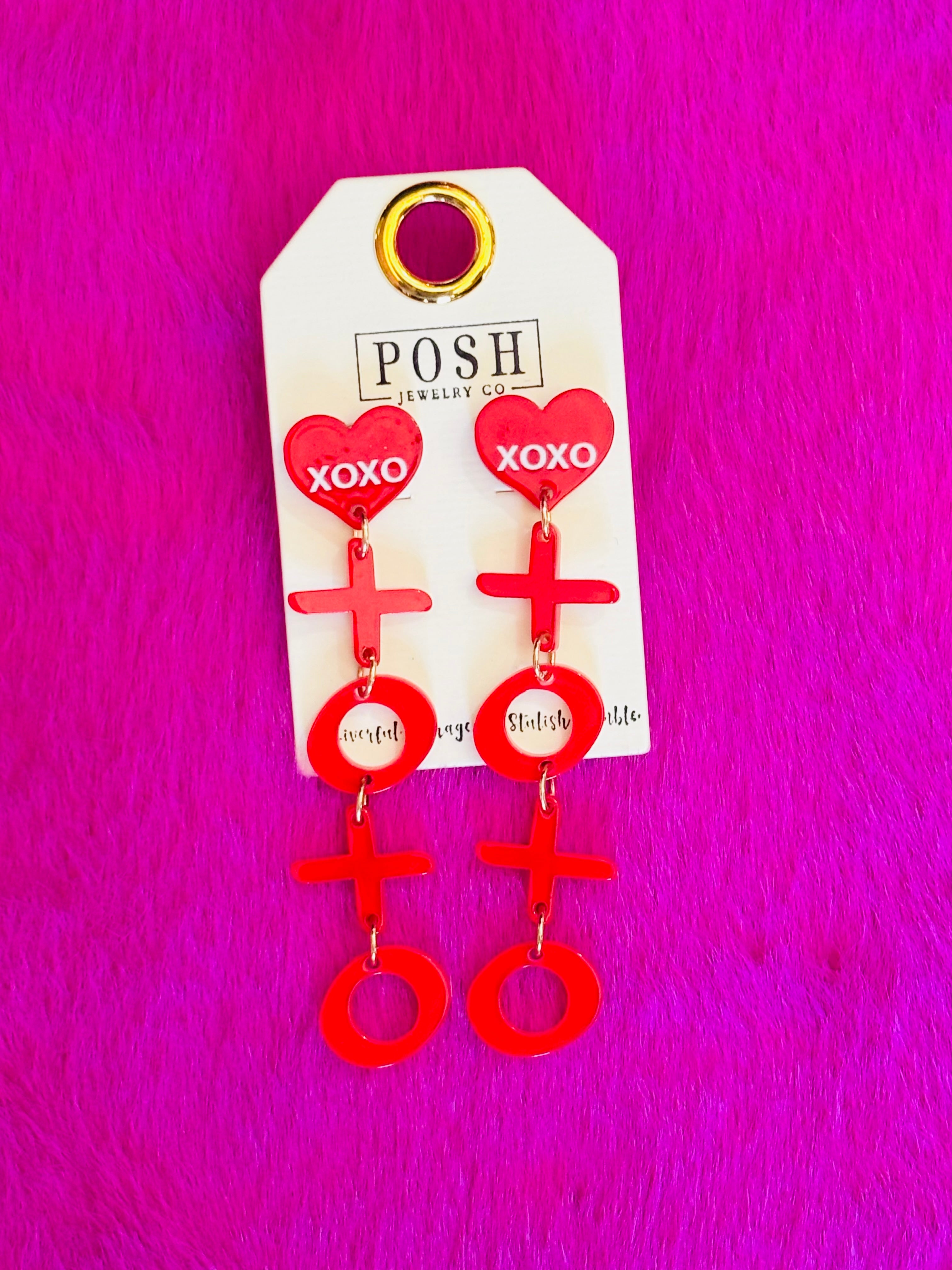 Xoxo Theme Earring