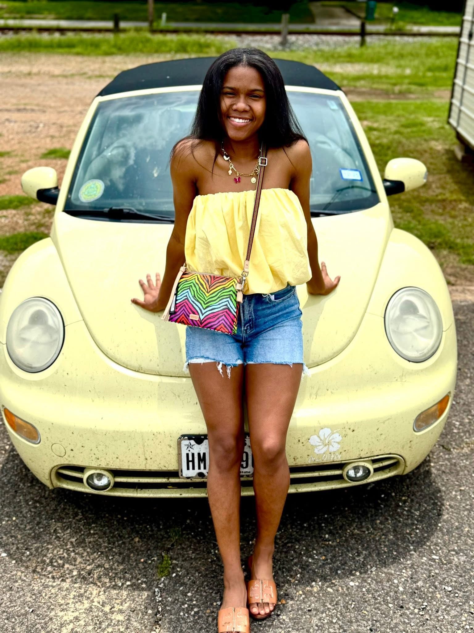 Cream Yellow Crop Top
