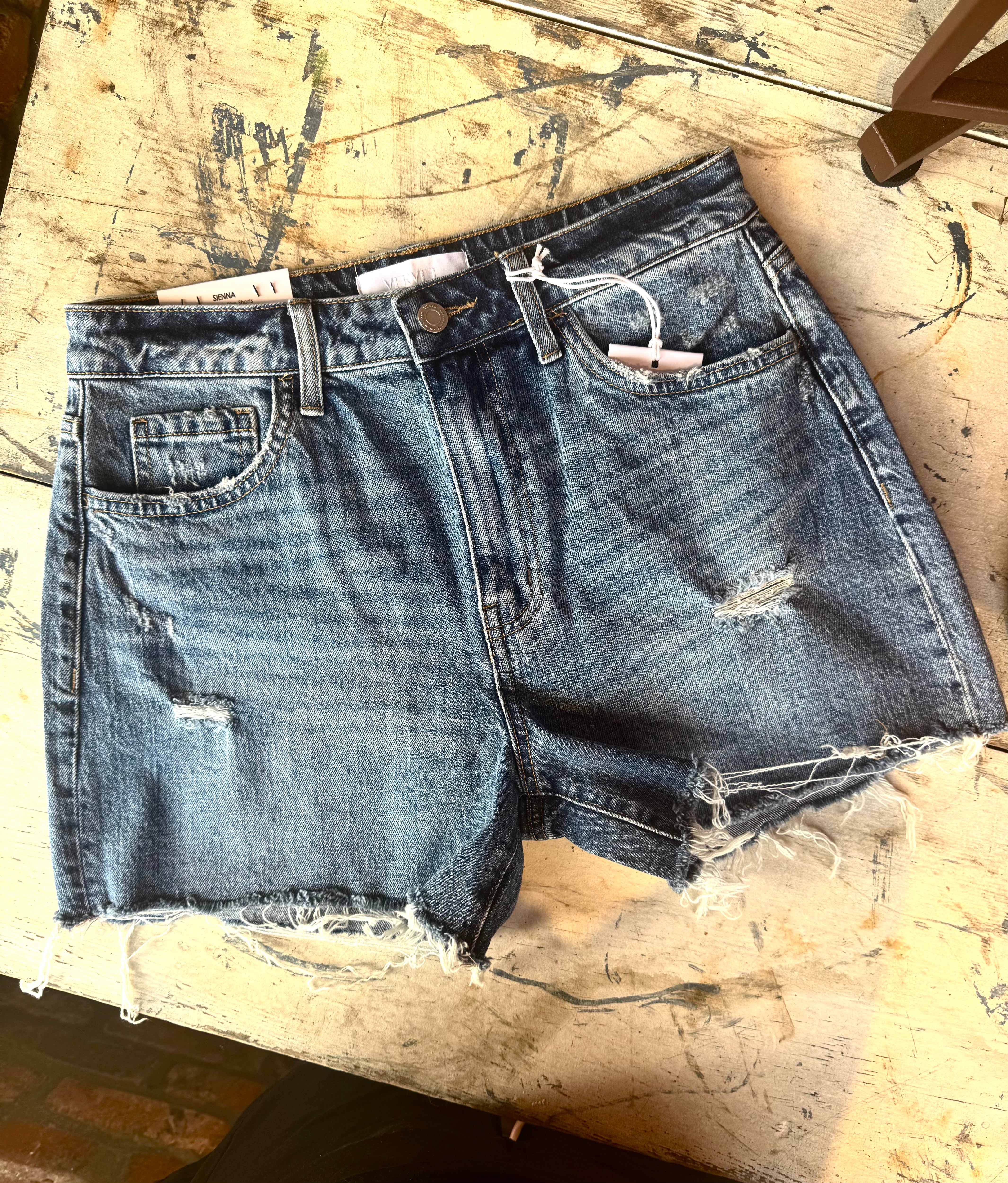 Vervet Sienna Super High Rise Denim Short