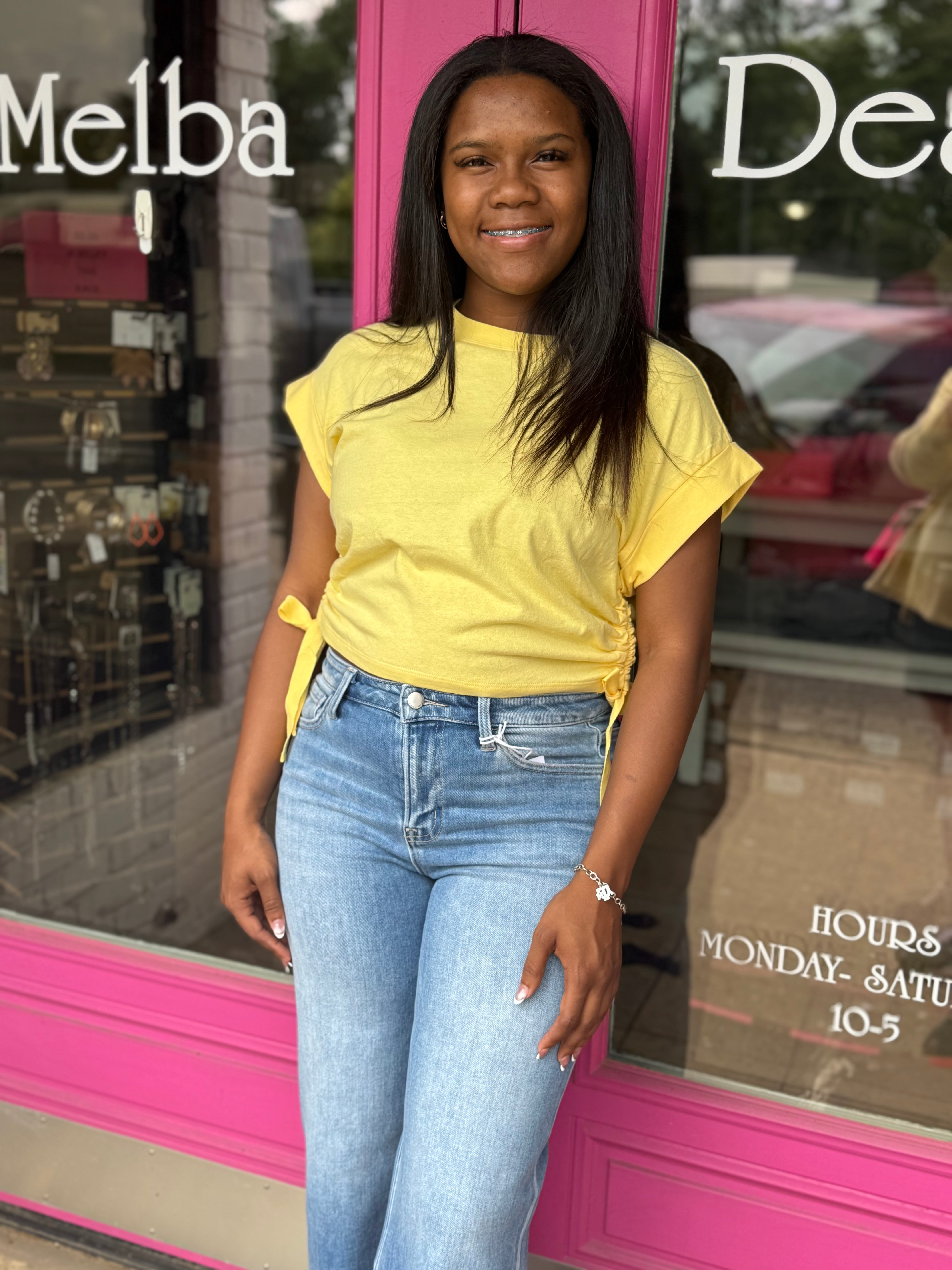 Creamy Yellow Tee