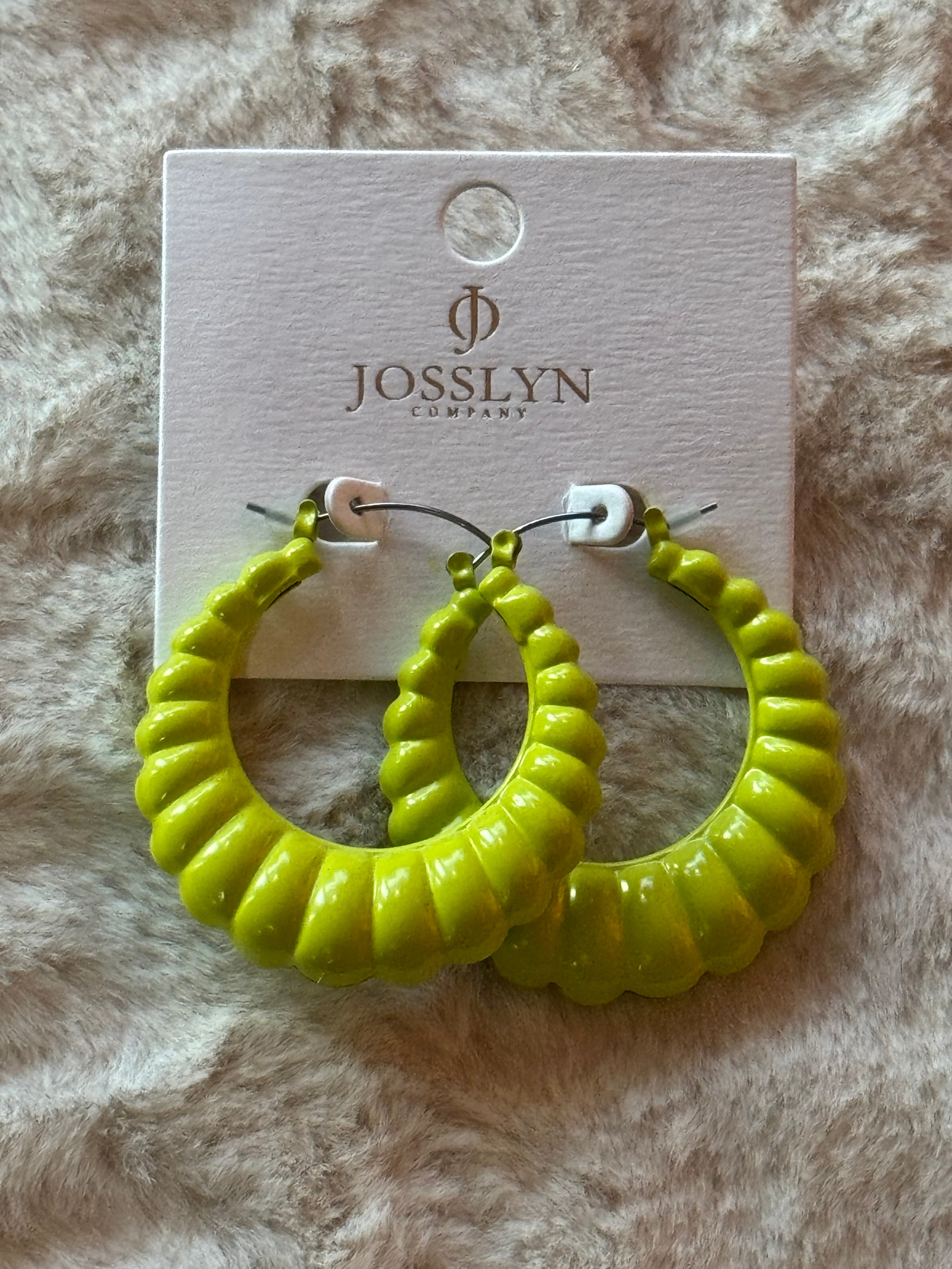 Lime Green Earrings