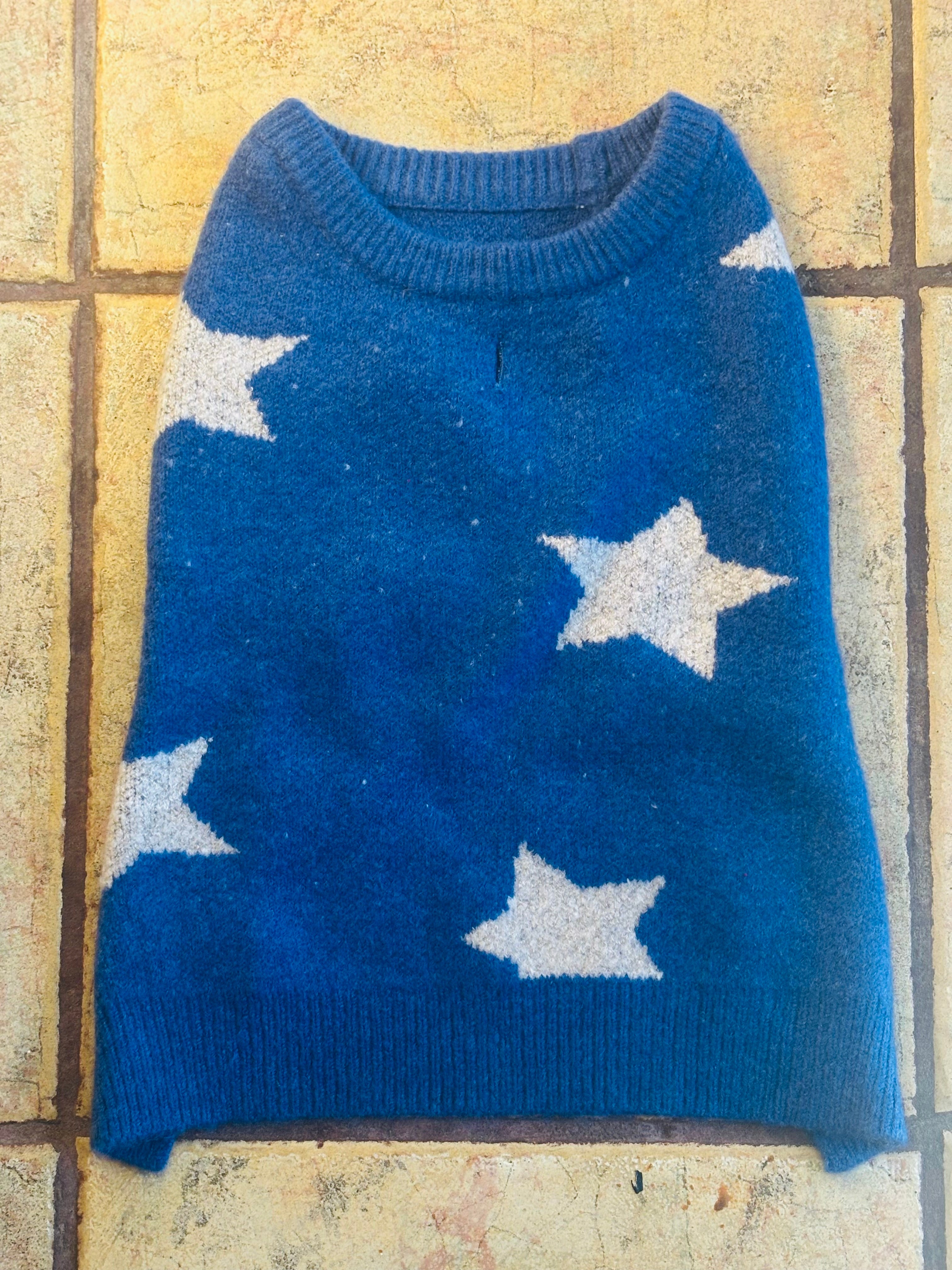 Star Themed Dog Sweater