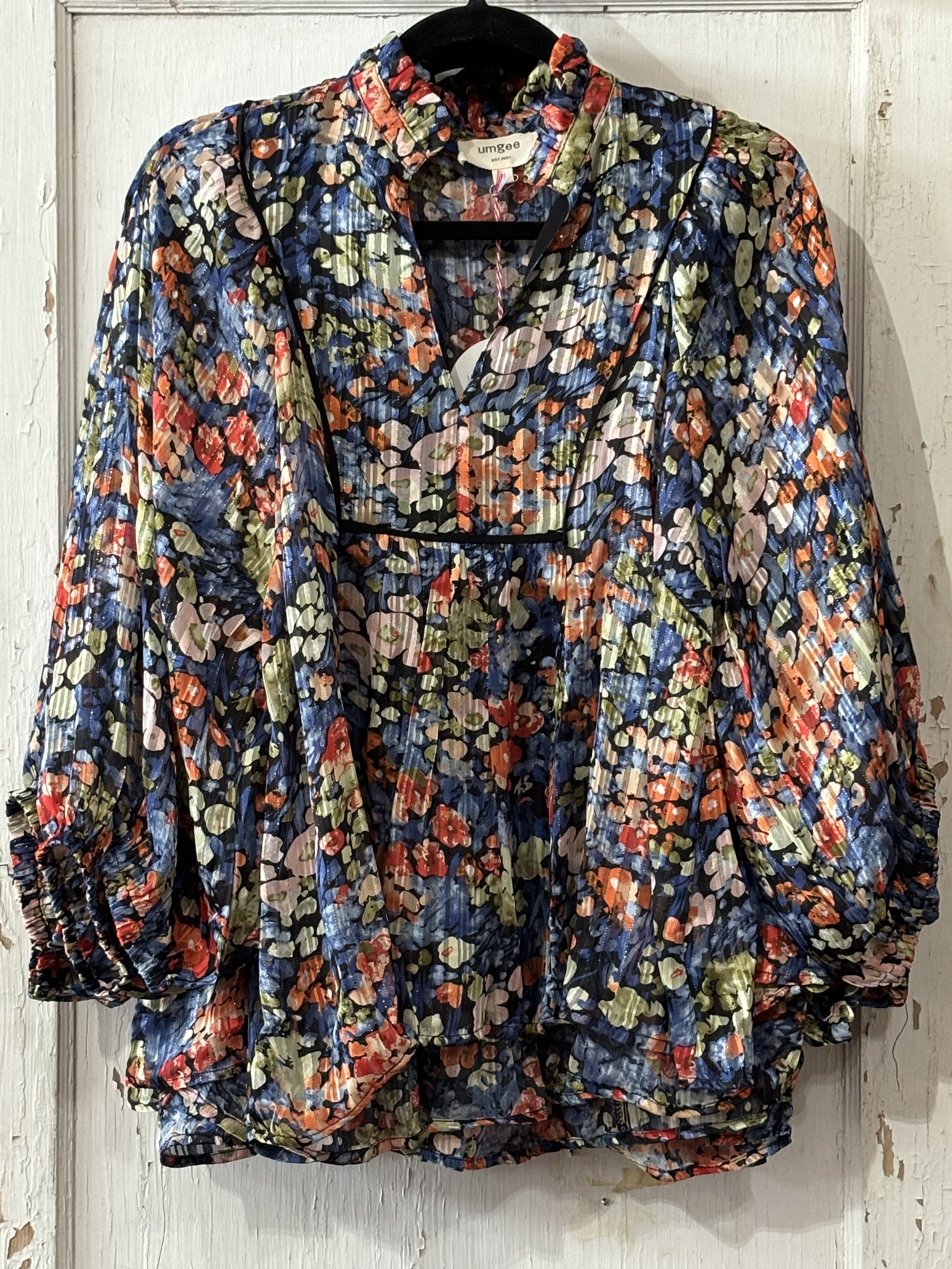 Umgee multicolor floral blouse