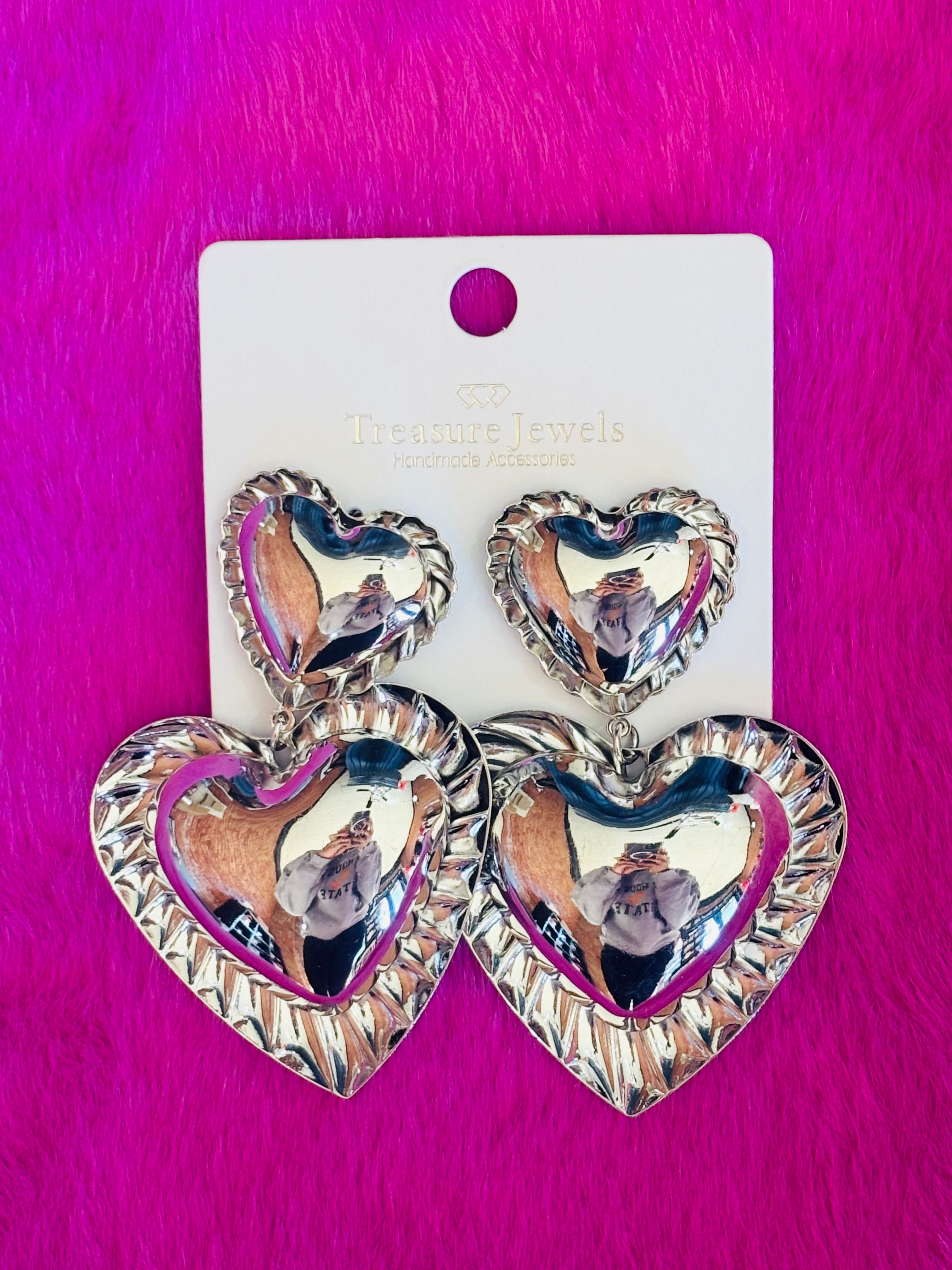 Treasure Jewels The Holly Heart Earring