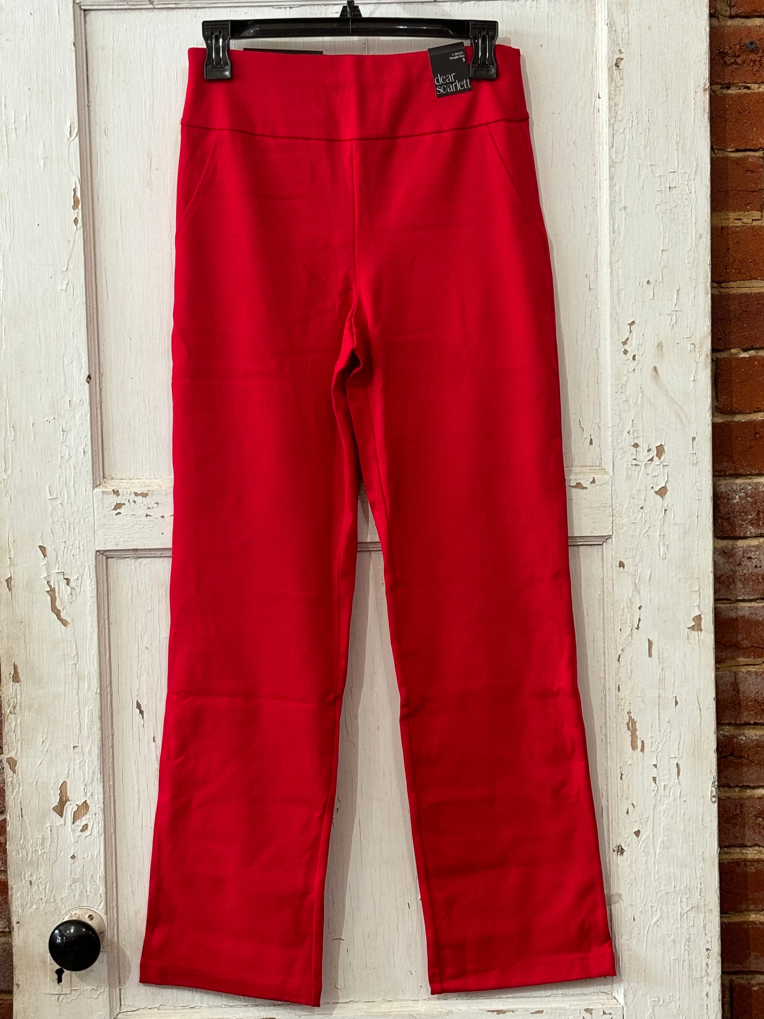 Dear Scarlett Red slacks