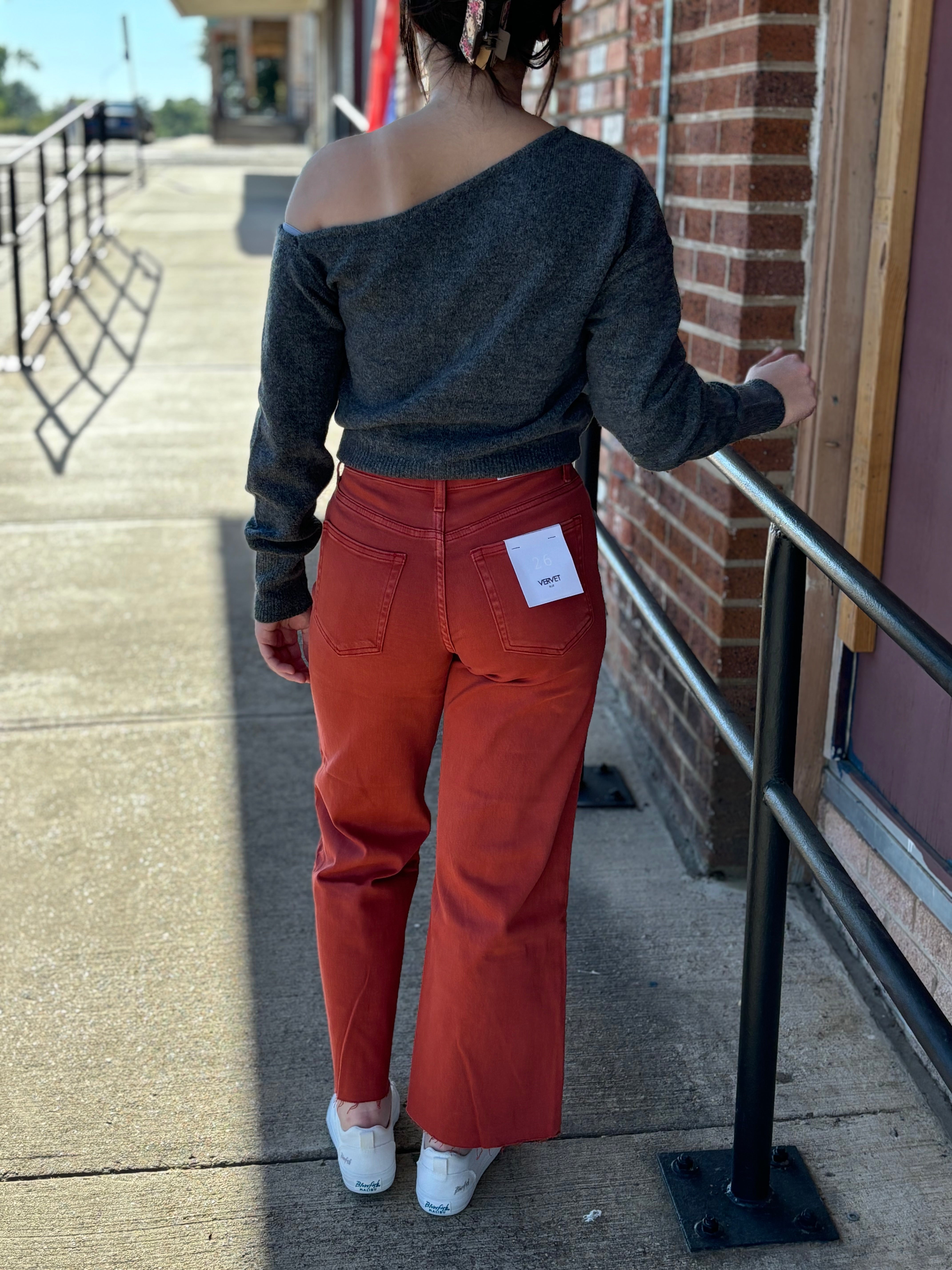 Off-The Shoulder Grey Sweater