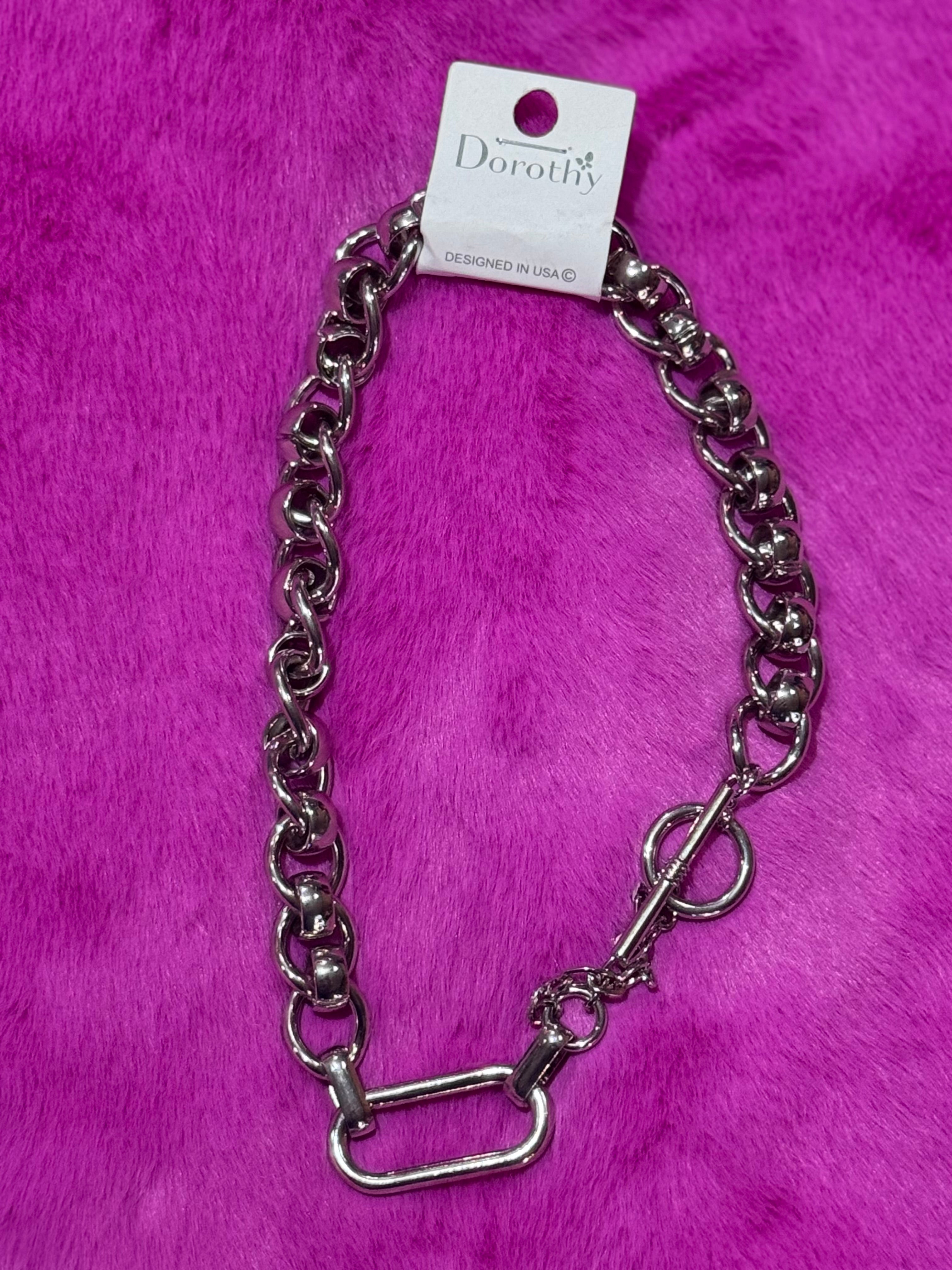 Chunky Silver Necklace