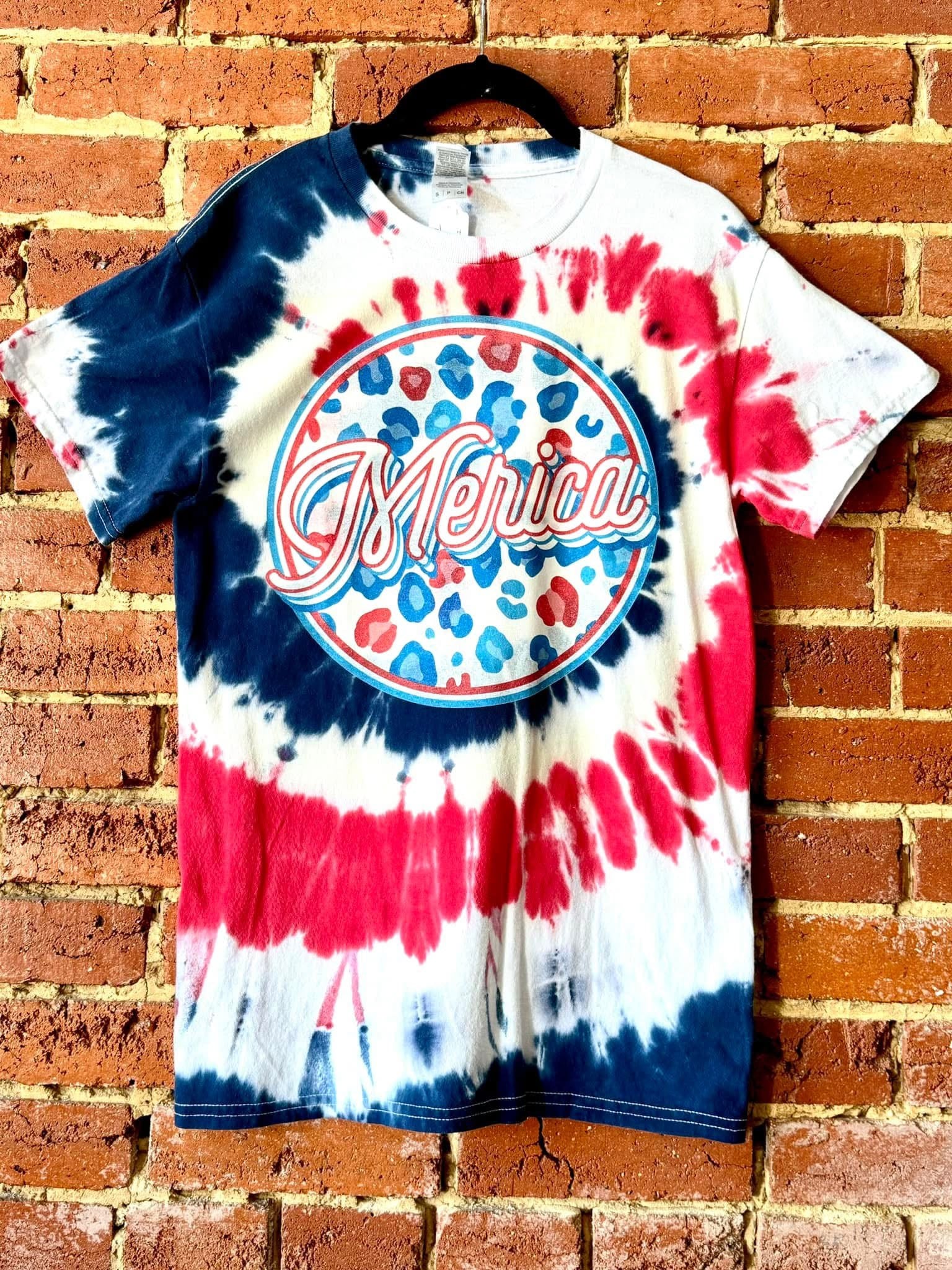 Tie Dye “Merica” Tee