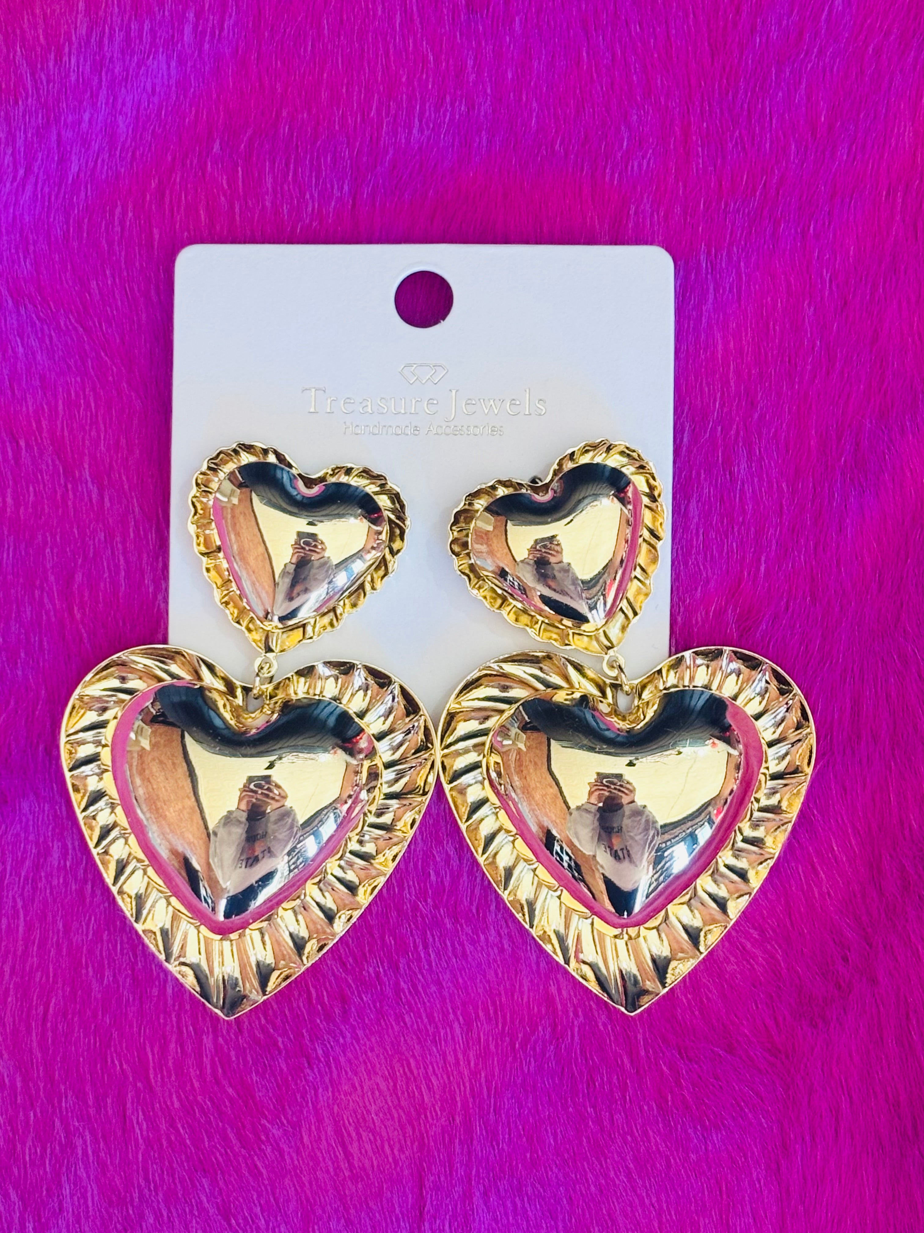 Treasure Jewels The Holly Heart Earring