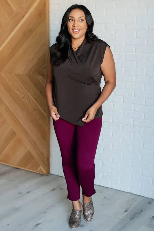 Dear Scarlett Brown Top