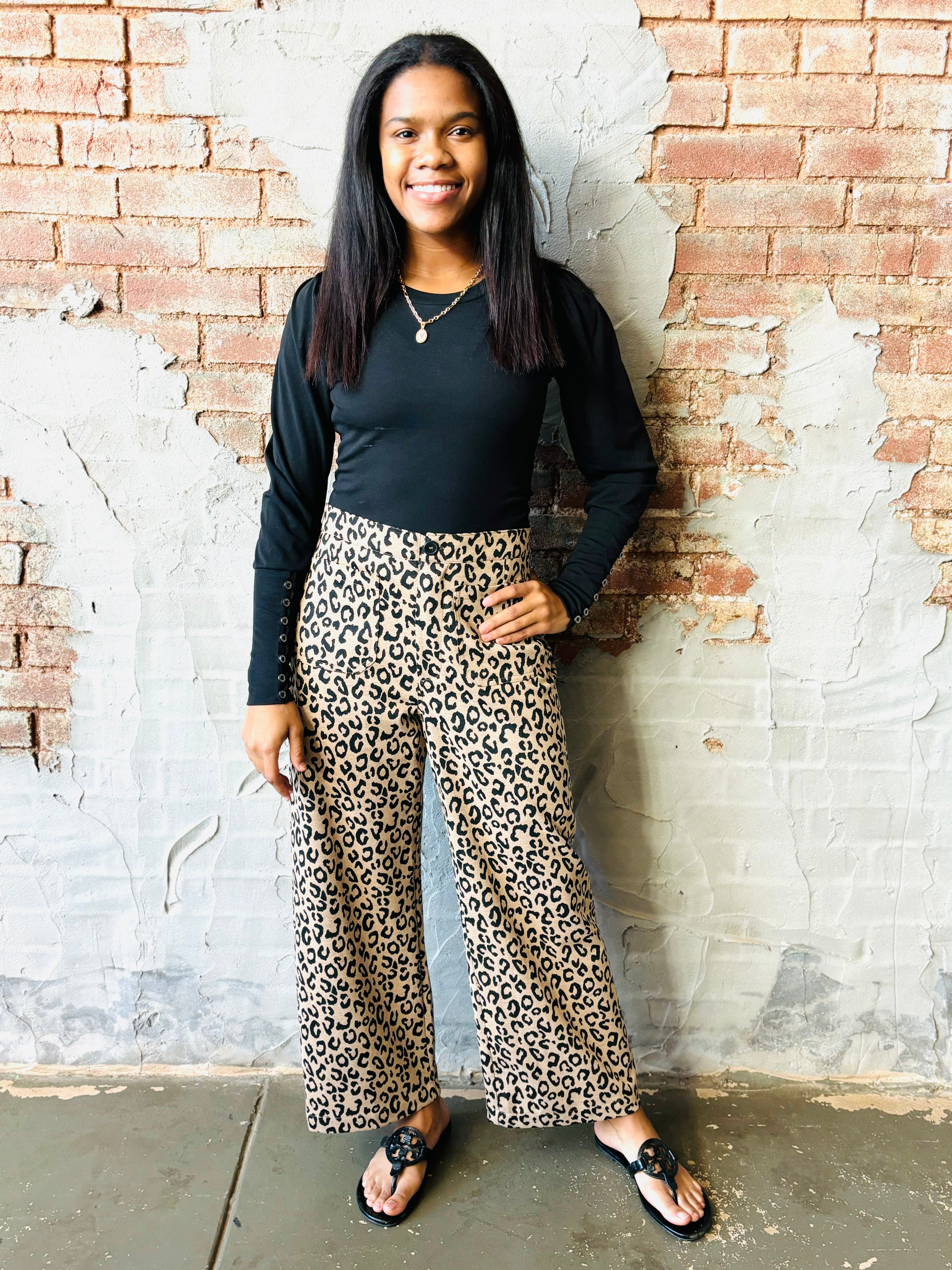 Leopard pants