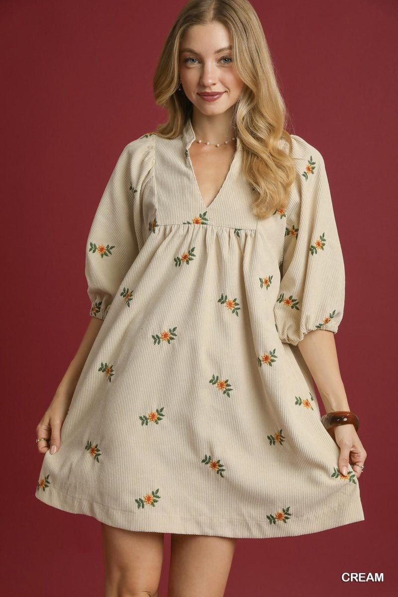 Umgee Cream Dress