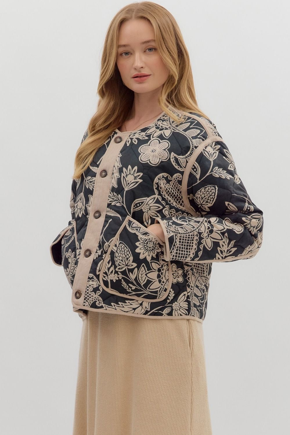 Paisley Quilted Jacket
