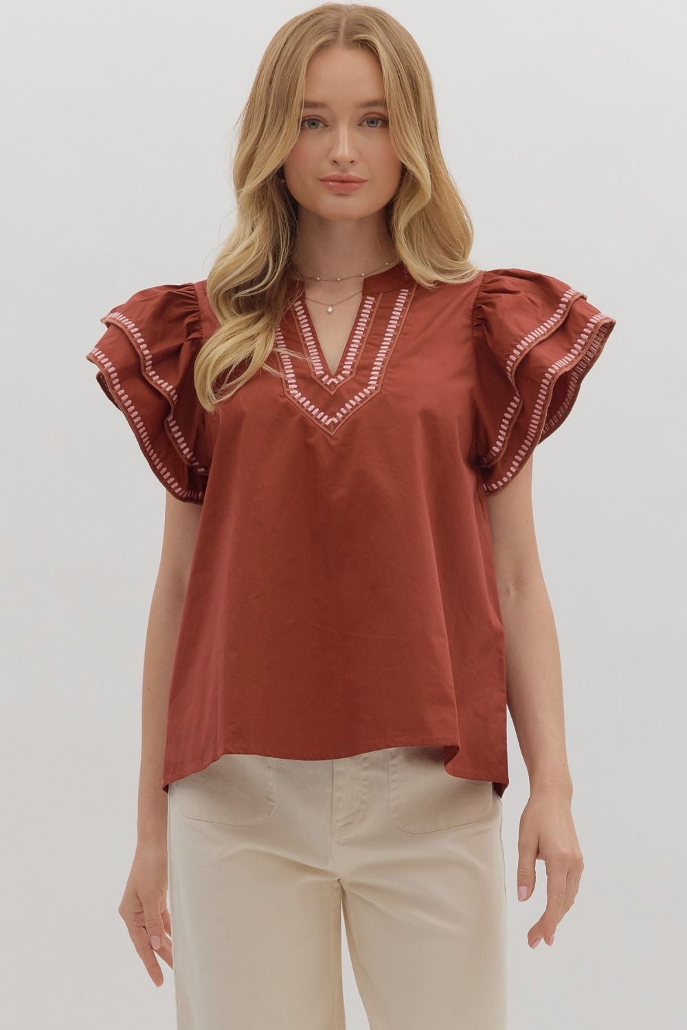 Brick Blouse