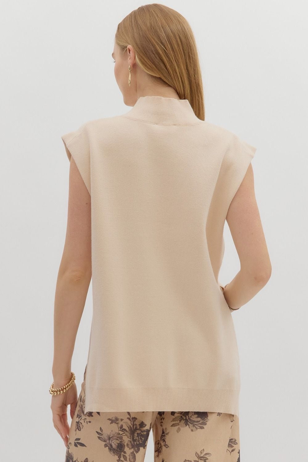 Oatmeal Sweater Knitted Pullover