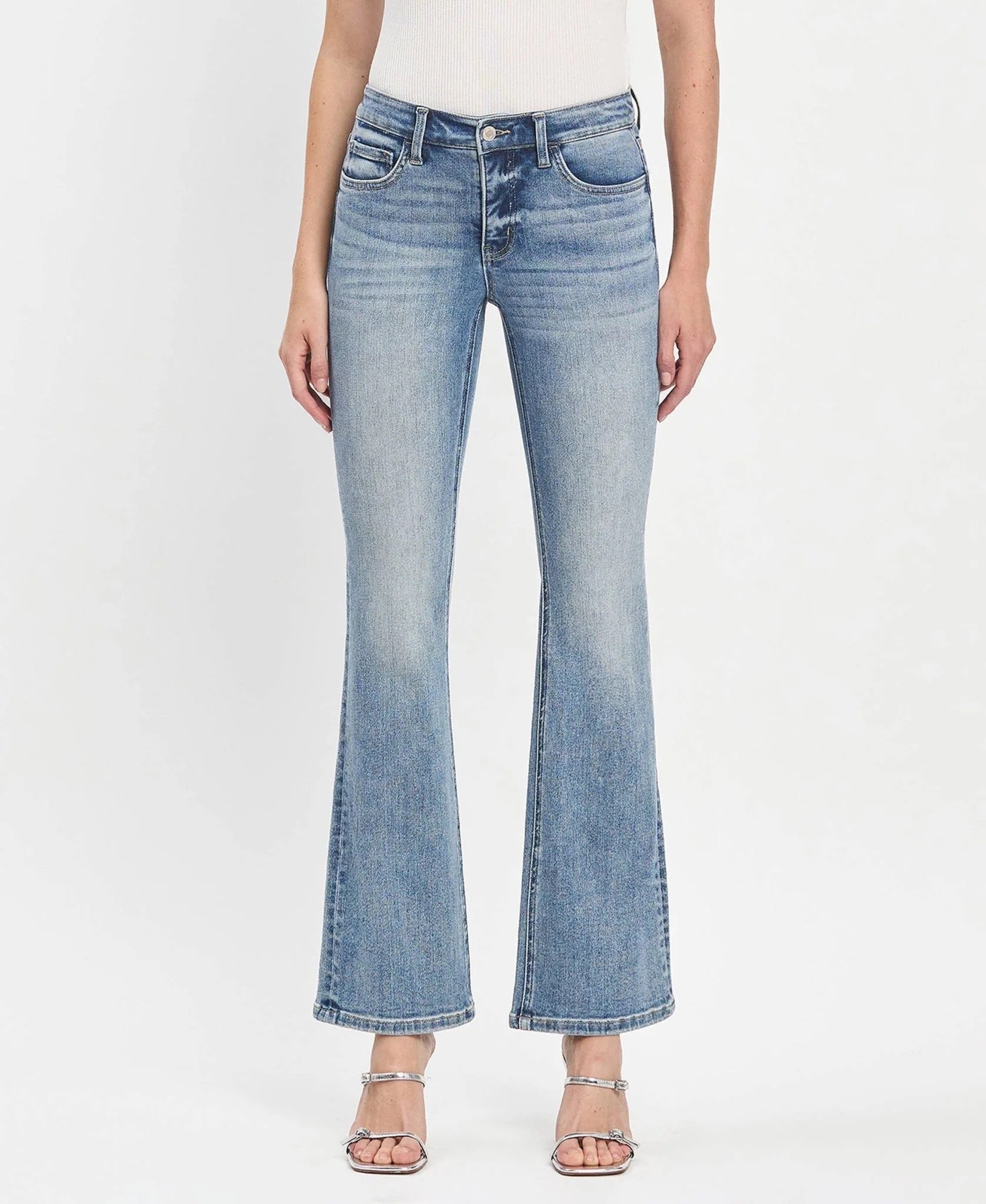 FUTURISTIC MID RISE BOOT CUT Vervet Jean