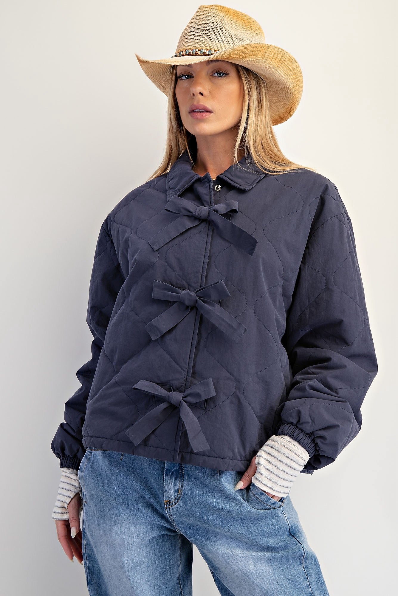 Faded Navy Top Style