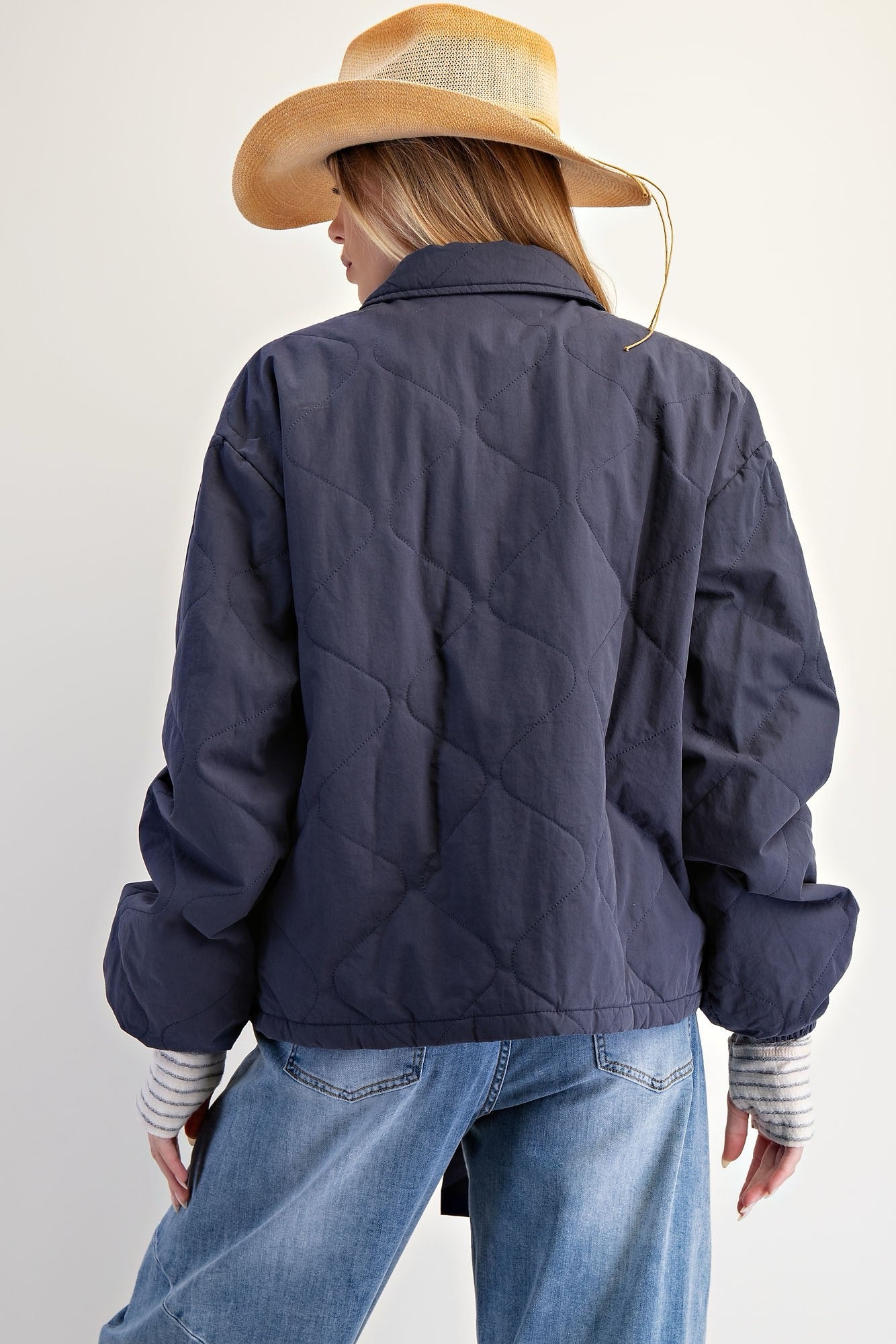 Faded Navy Top Style