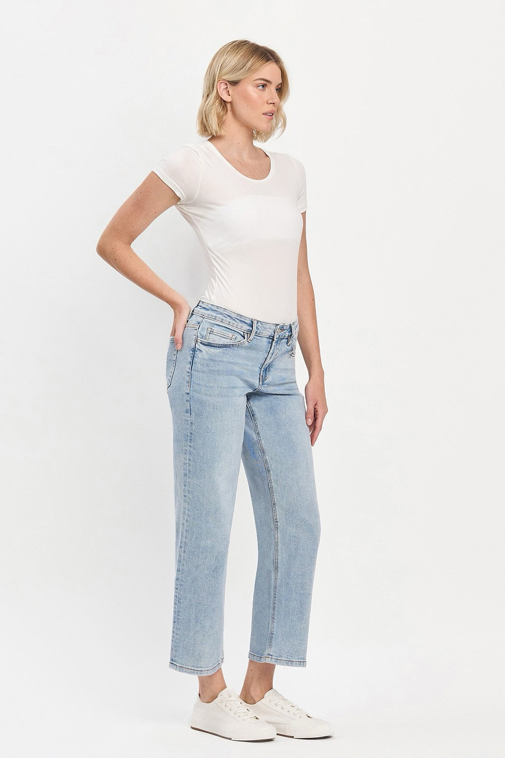 Mid Rise Dad Jeans
